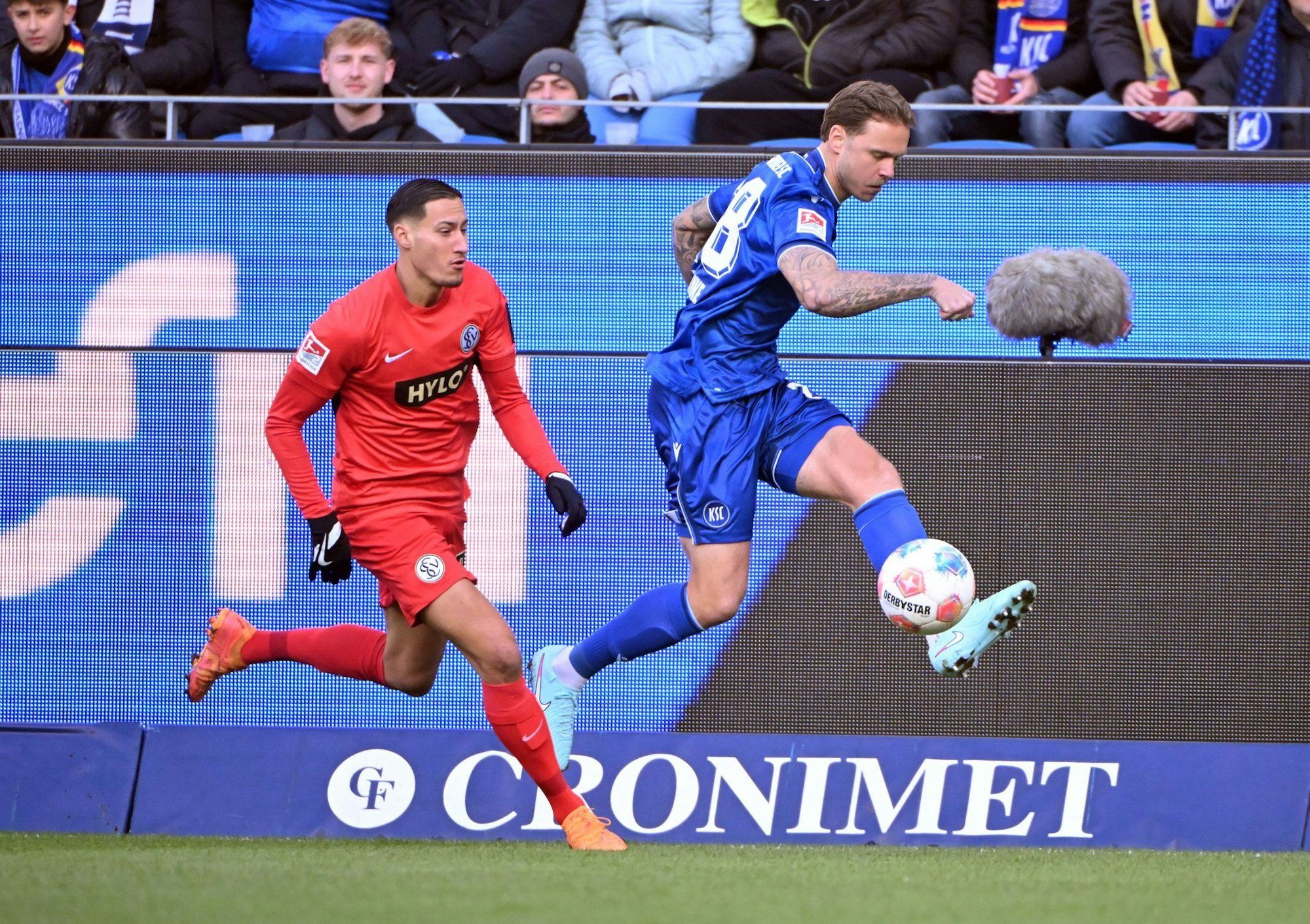 Marcel Franke leistete sich schon im dritten Spiel nacheinander einen Patzer.