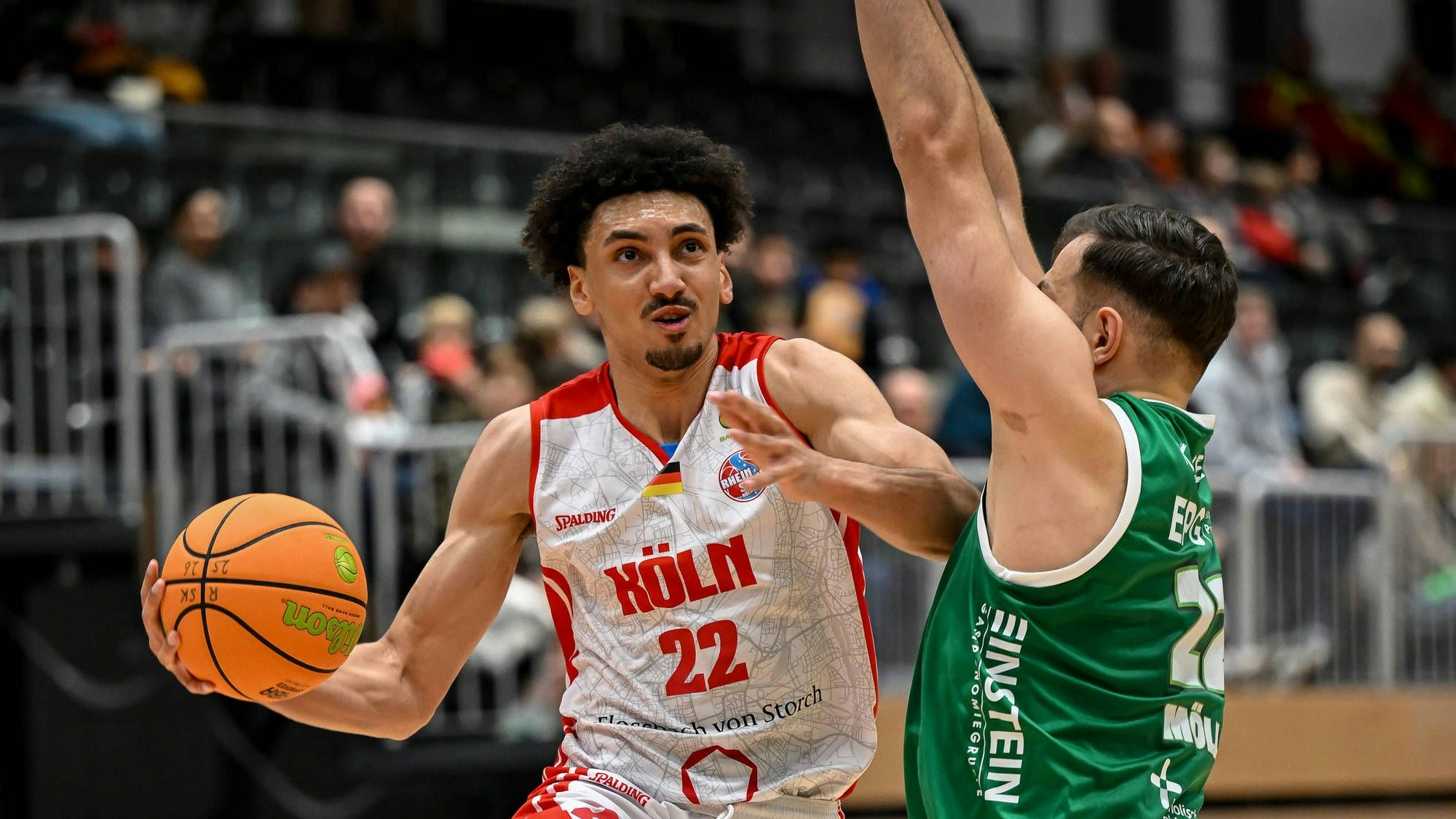 Barmer 2. Basketball Bundesliga ProA: Rheinstars Köln vs. EPG Baskets Koblenz, 22.11.2025 Justin Onyejiaka RheinStarsKöln 22, Barmer 2. Basketball Bundesliga ProA: Rheinstars Köln vs. EPG Baskets Koblenz am 22.11.2025 in der Castello Düsseldorf in Düsseldorf Nordrhein-Westfalen *** Barmer 2 Basketball Bundesliga ProA Rheinstars Köln vs EPG Baskets Koblenz, 22 11 2025 Justin Onyejiaka RheinStarsKöln 22 , Barmer 2 Basketball Bundesliga ProA Rheinstars Köln vs EPG Baskets Koblenz on 22 11 2025 at the Castello Düsseldorf in Düsseldorf Nordrhein Westfalen Copyright: xBEAUTIFULxSPORTS/Mueller-Laschetx