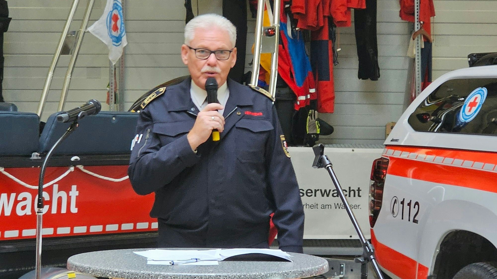 Kreisbrandmeister Stefan Gandelau sprach ein Grußwort.