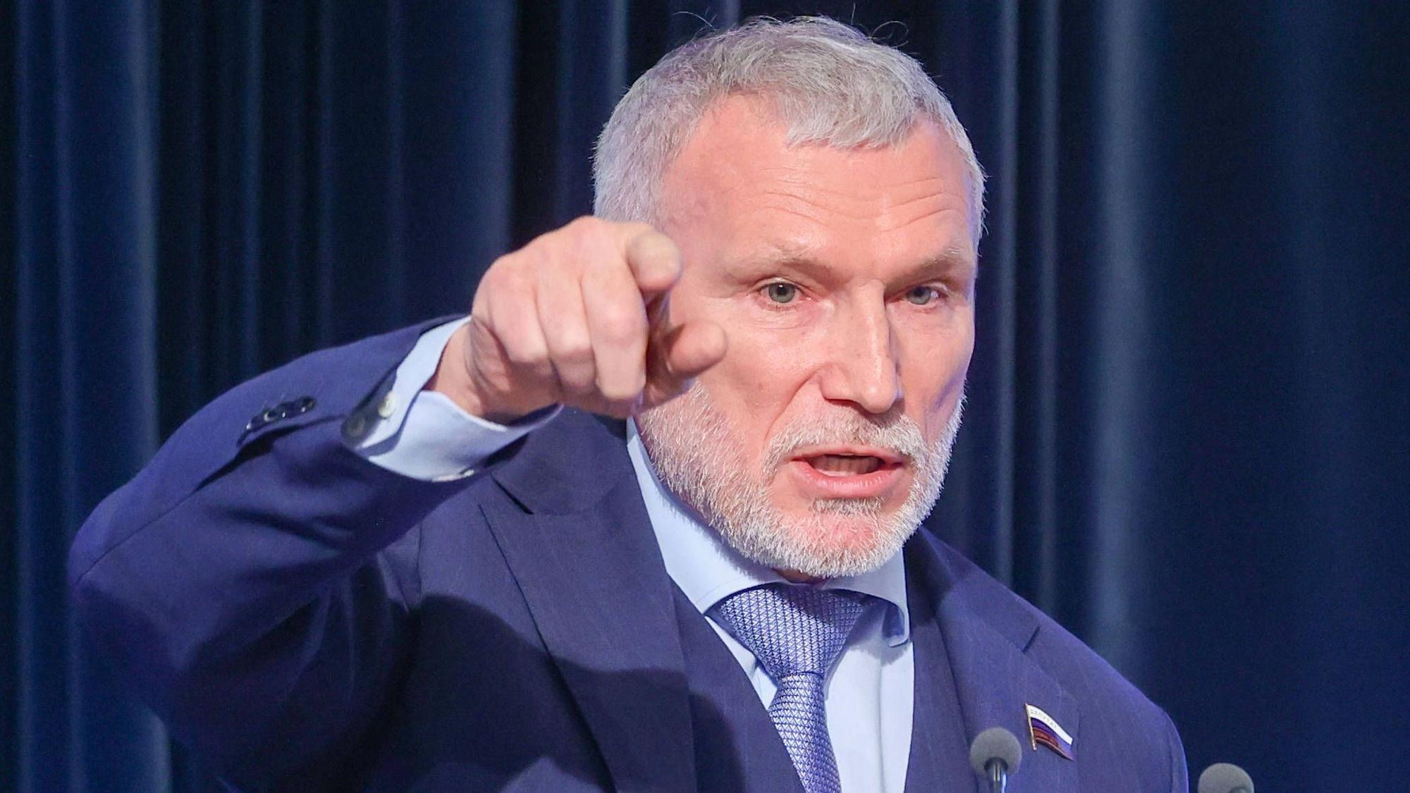 Der Duma-Abgeordnete Alexei Zhuravlev fordert die Kapitulation der Ukraine. (Archivbild)