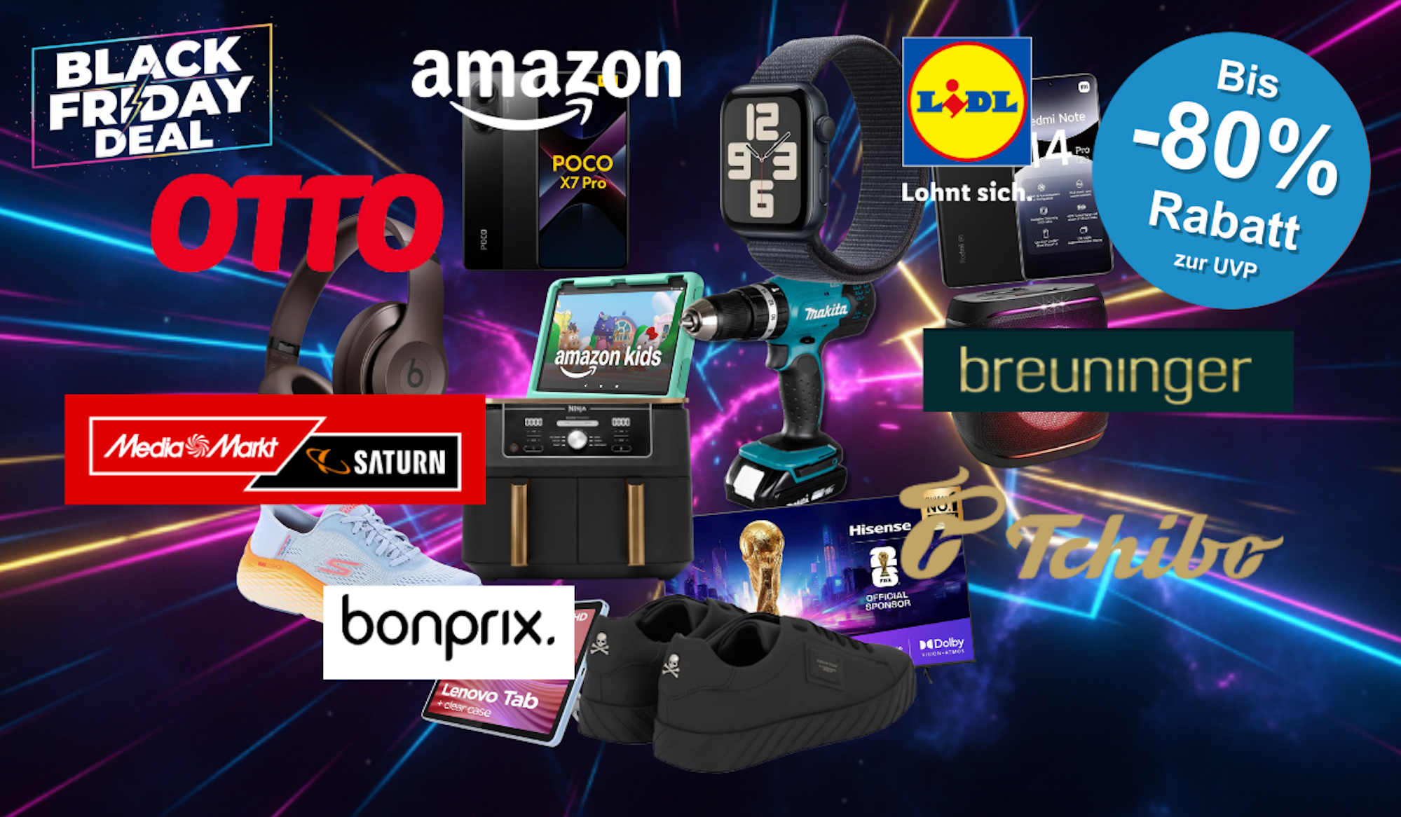 Mega Black Week Sale hat gestartet - Markenriesen leisten sich die Preisschlacht des Jahres 2025!