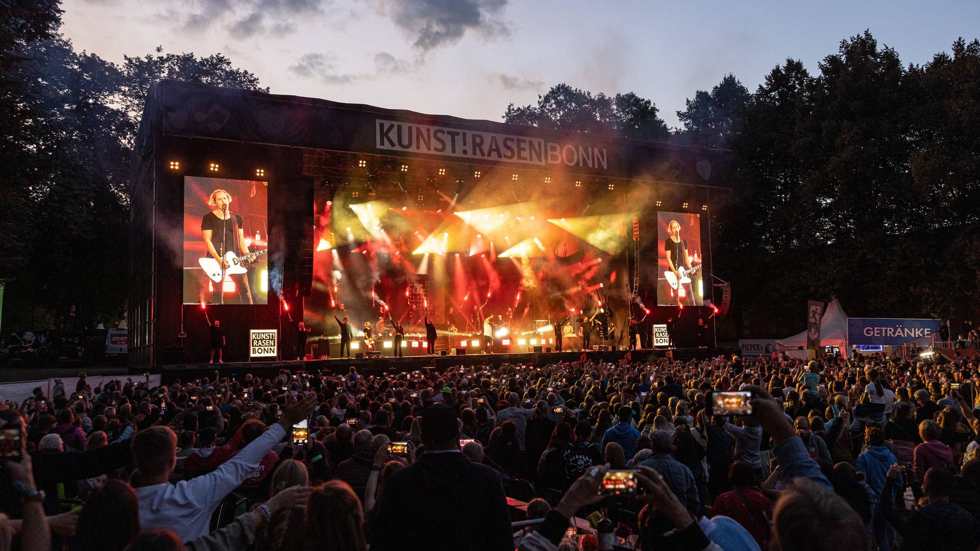 Der KunstRasen Bonn im Sommer 2025.