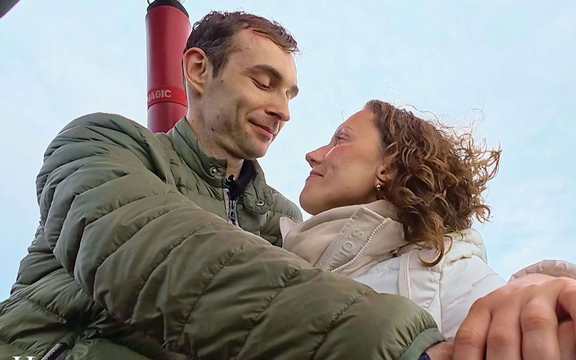 Bei Martin und Sarah war's „Liebe auf den ersten Blick“. (Bild: Sat.1)