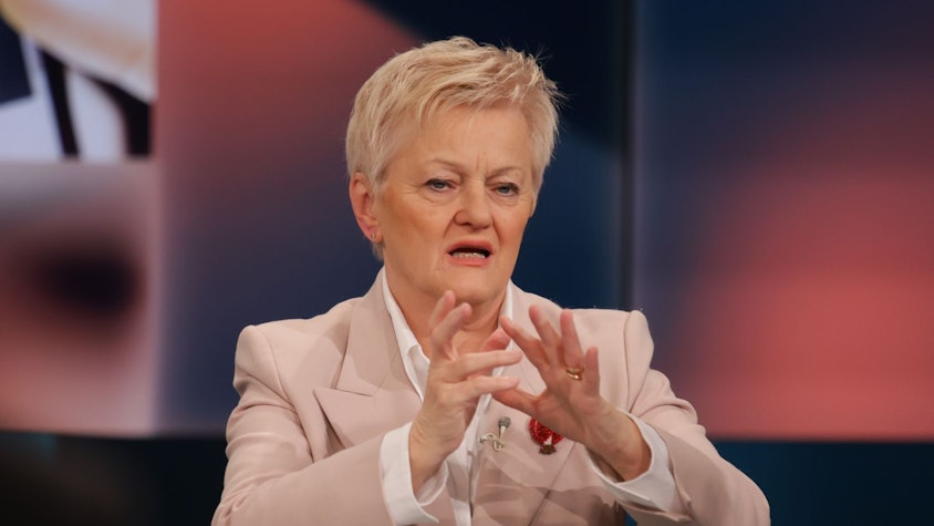 Grünen-Politikerin Renate Künast hatte an der Politik der Union einiges auszusetzen. (Bild: WDR / Dirk Borm)