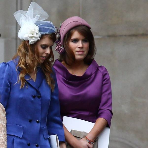 Kate, Prinzessin Beatrice und Prinzessin Eugenie nach dem Dankgottesdienst zum Diamond Jubilee 2012 an der St. Paul’s Cathedral in London.