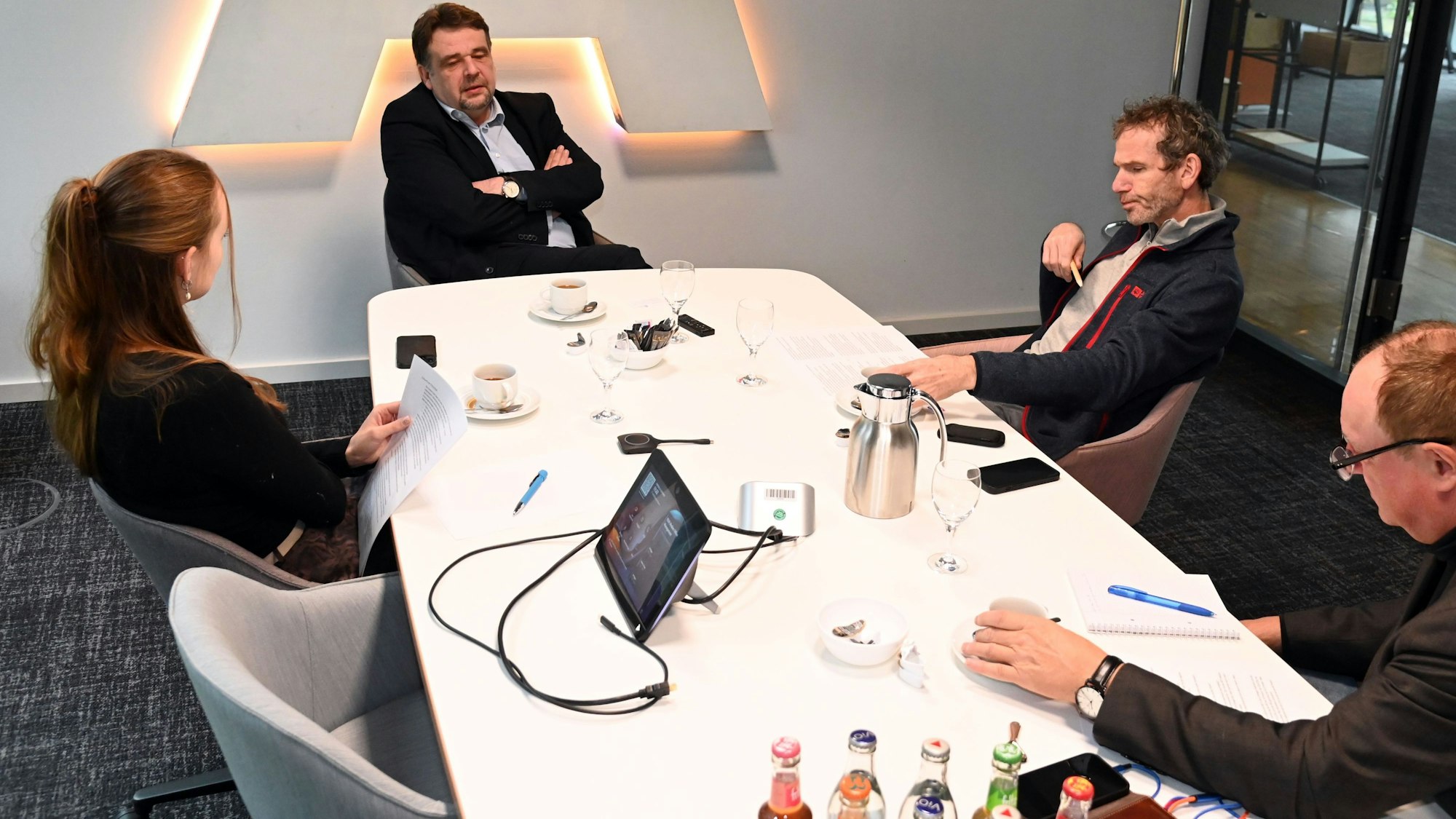 Interview mit Dennis Radtke (CDU), MdEP und CDA-Bundesvorsitzender im Neven-DuMont-Haus.