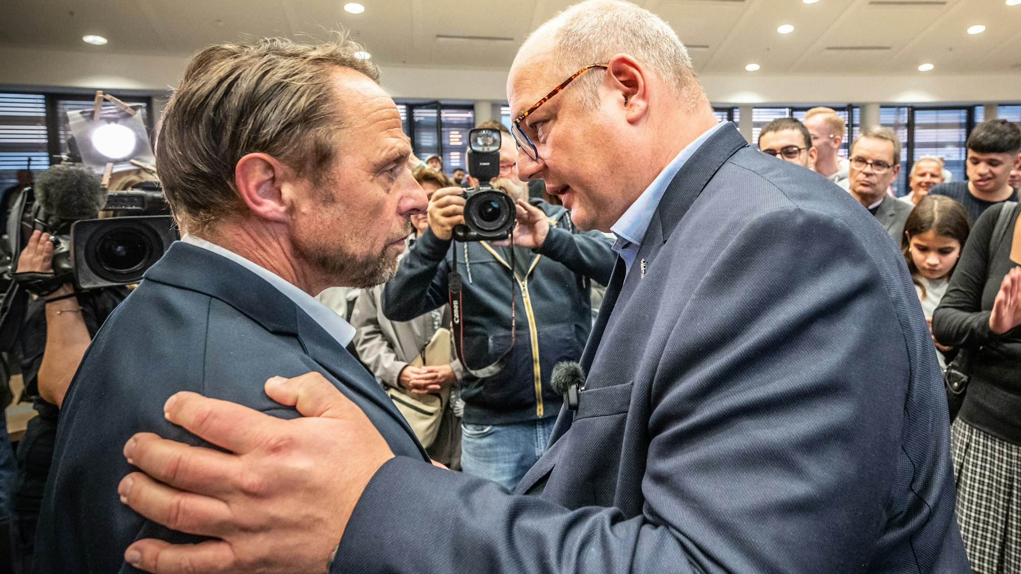 Kommunalwahl. Stefan Hebbel und Uwe Richrath