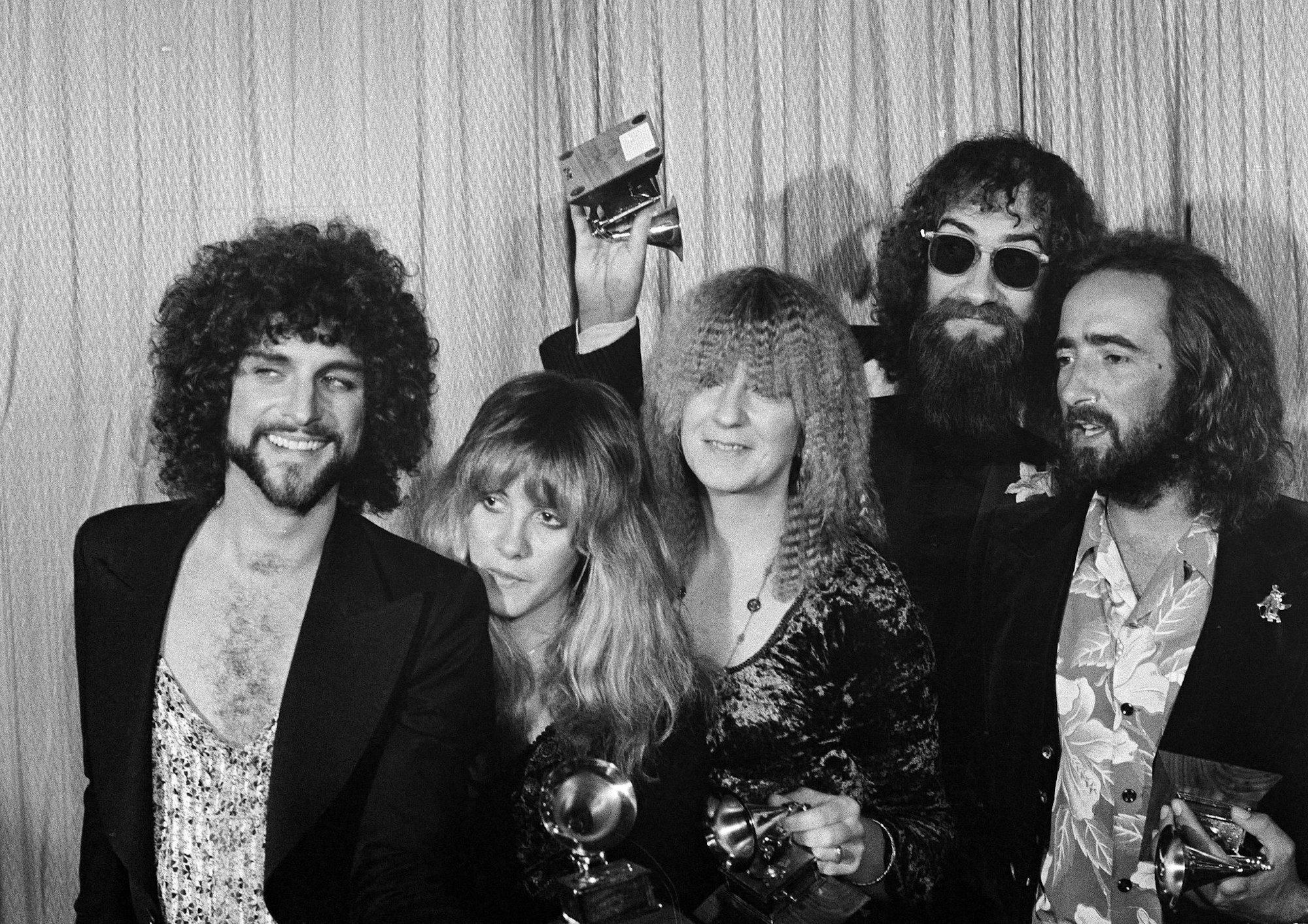 1978 erhielten John McVie (r) und Fleetwood Mac den Grammy in der Kategorie Album des Jahres für «Rumours». (Archivbild)