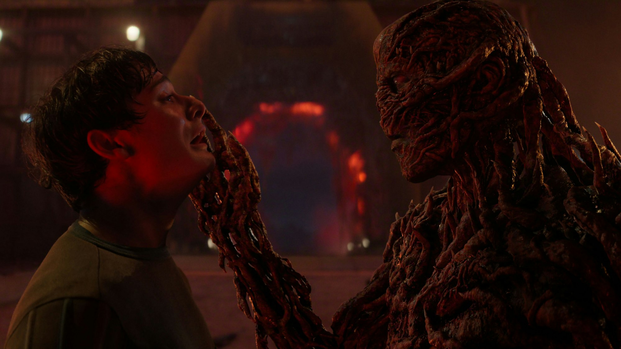 STRANGER THINGS: SEASON 5. (L to R) Noah Schnapp as Will Byers and Jamie Campbell Bower as Vecna in Stranger Things: Season 5. Cr. COURTESY OF NETFLIX © 2025