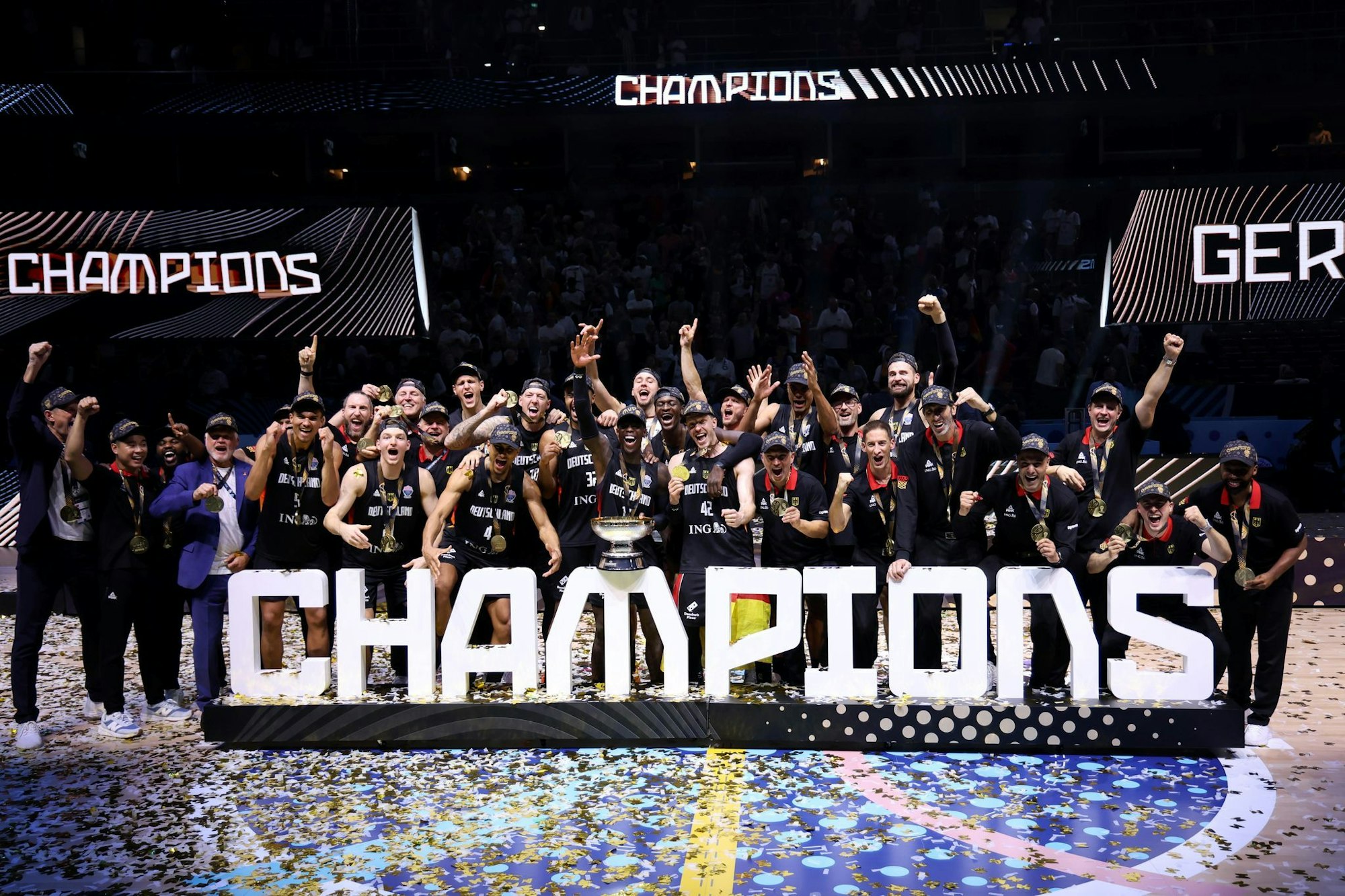 Welt- und Europameister: Deutschland ist auf dem Basketball-Thron. (Archivfoto)