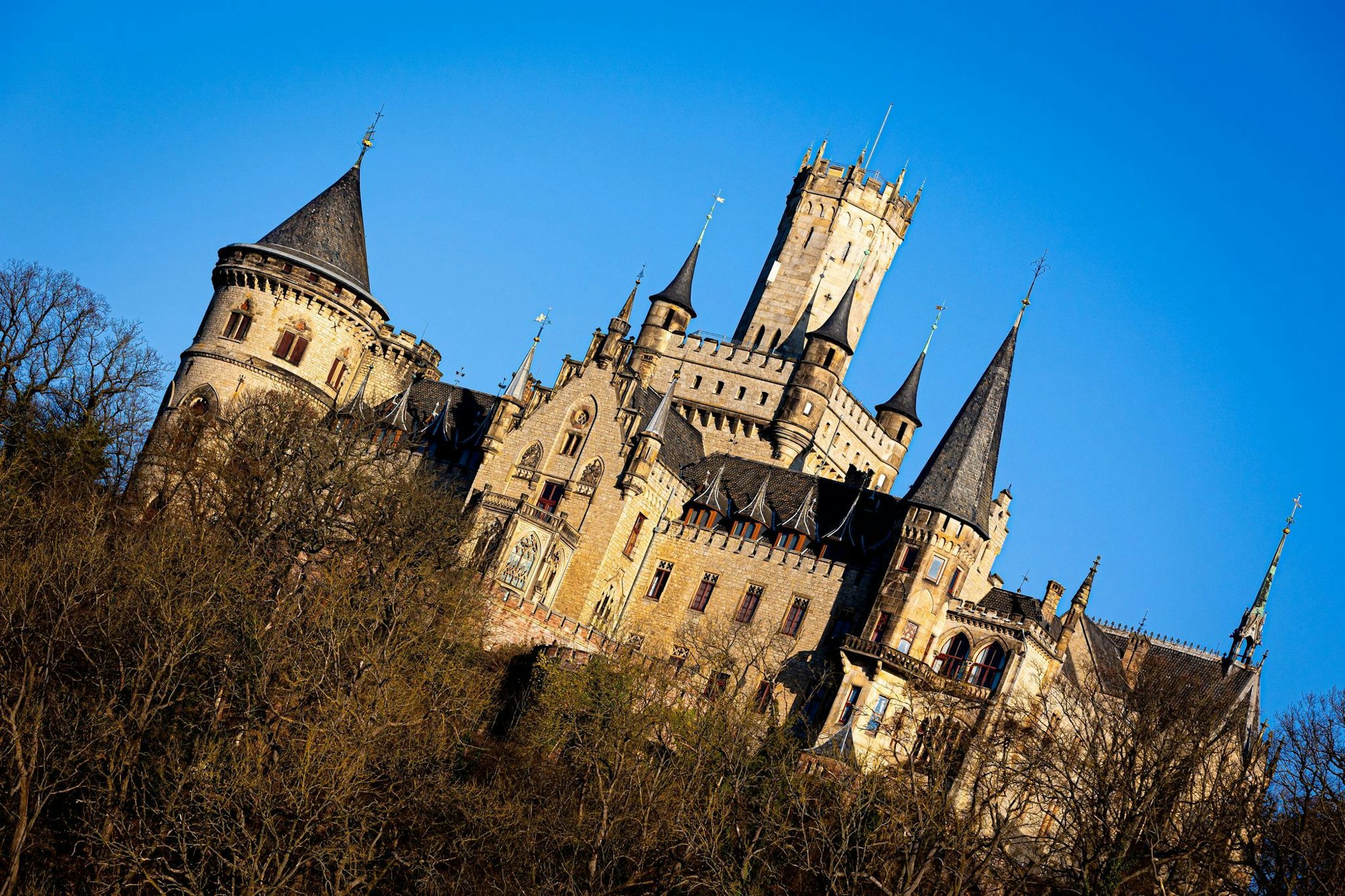 Wurde förmlich überrannt: Schloss Marienburg südlich von Hannover.