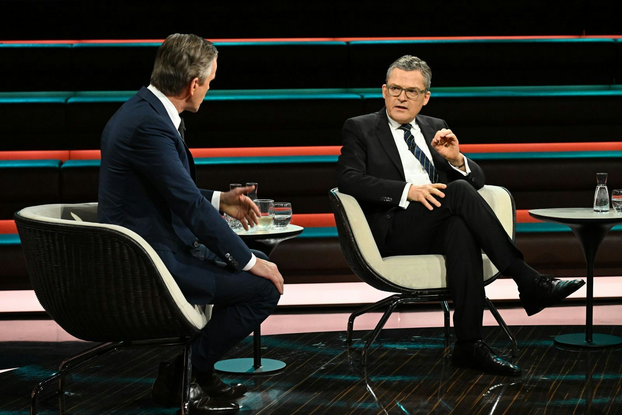 „Wir müssen die Zukunft der Ukraine als die unsere begreifen“, mahnte CDU-Politiker Roderich Kiesewetter bei „Markus Lanz“. (Bild: ZDF / Cornelia Lehmann)