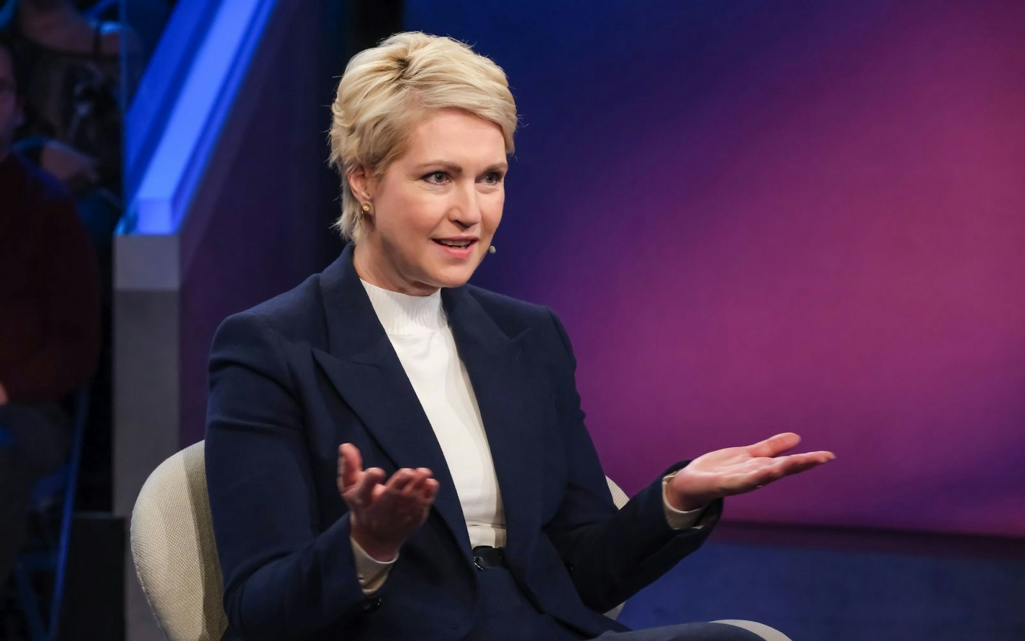 Manuela Schwesig warnte bei „Maischberger“ vor dem Scheiter des schwarz-roten Rentenpakets. (Bild: WDR / Oliver Ziebe)