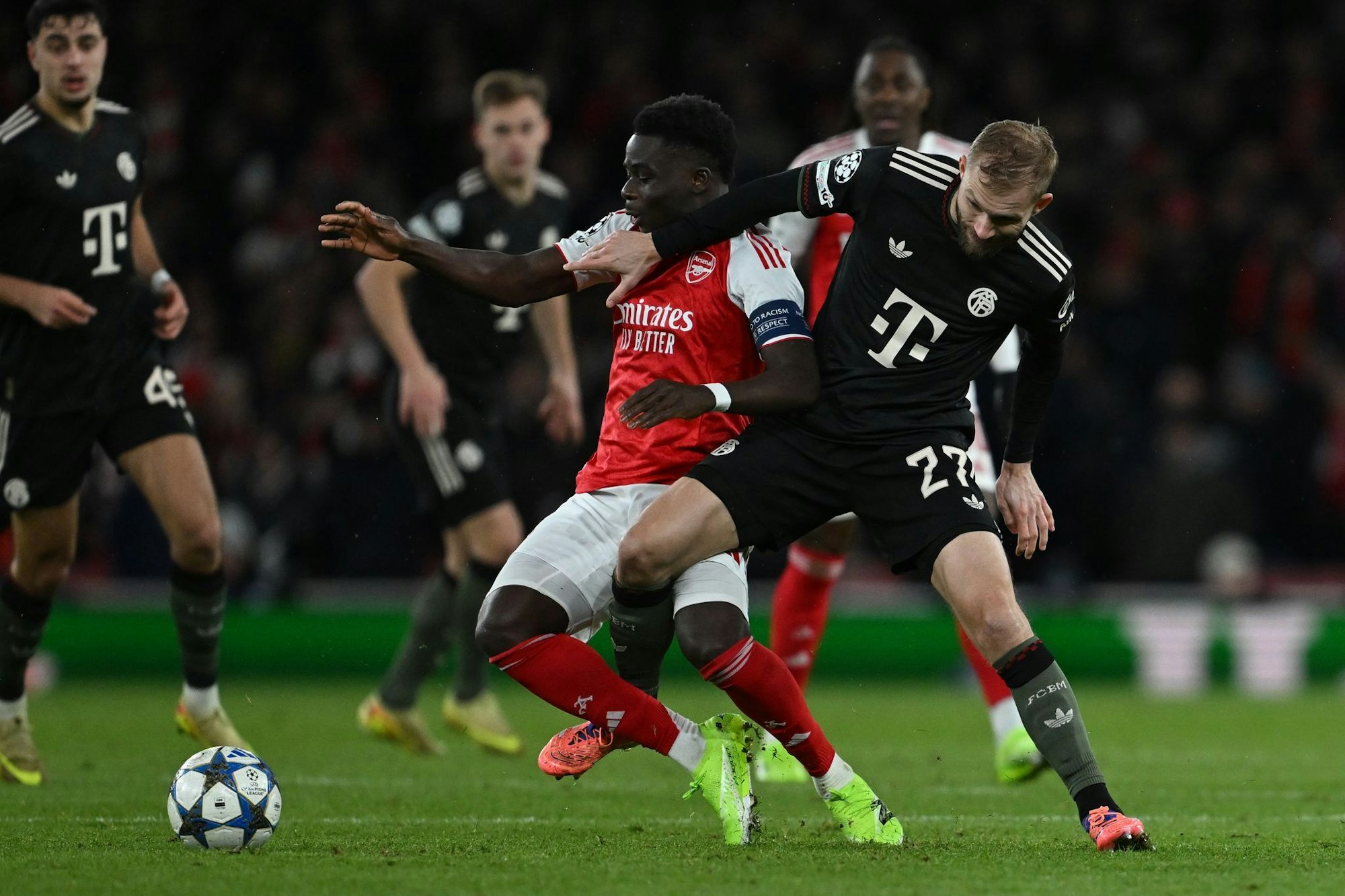 Der FC Bayern war zum Spitzenspiel in London zu Gast.