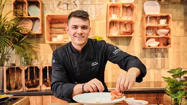 Jann Luca Urbschat vom Kölner Kaiserschote- Catering