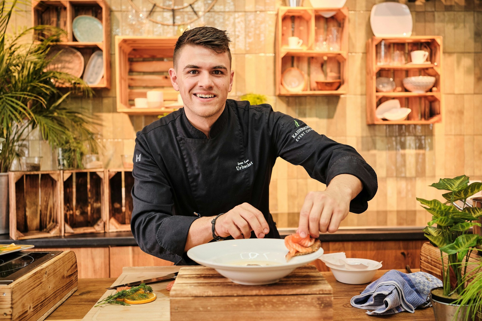 Jann Luca Urbschat vom Kölner Kaiserschote- Catering