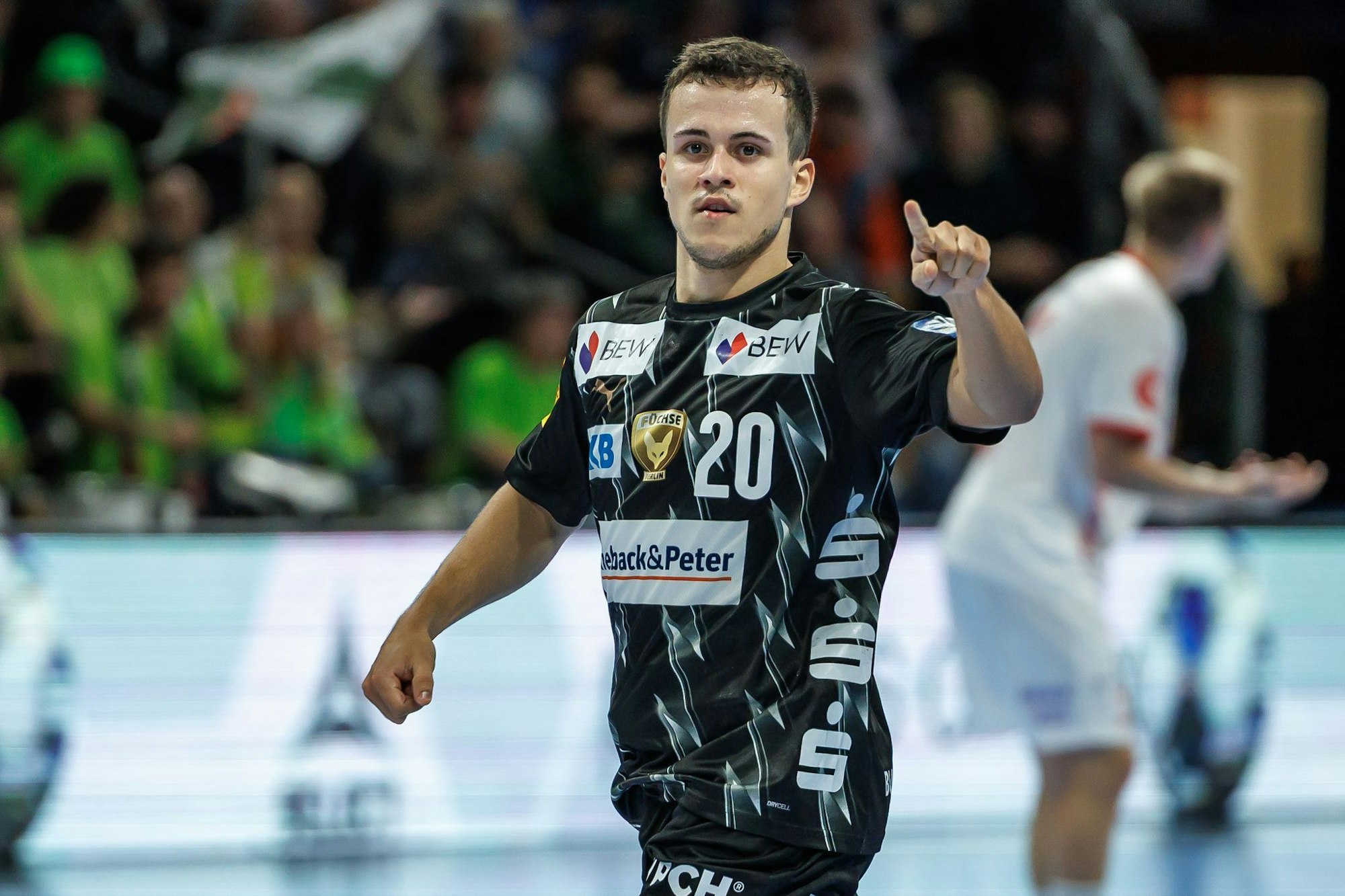 Nationalspieler Tim Freihöfer erzielte acht Tore gegen Veszprém. (Archivbild)