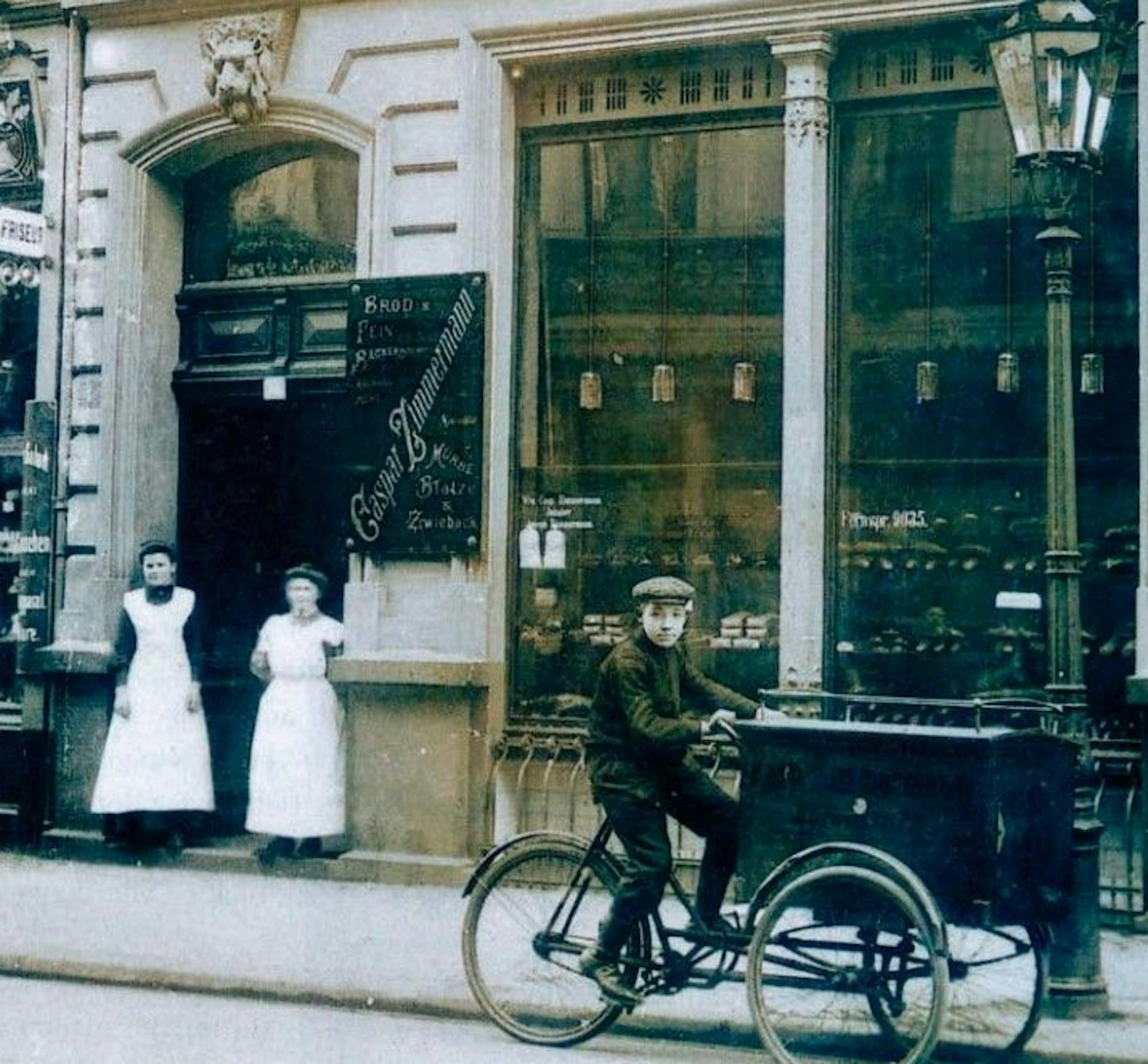 Historische Aufnahme der Bäckerei Zimmermann