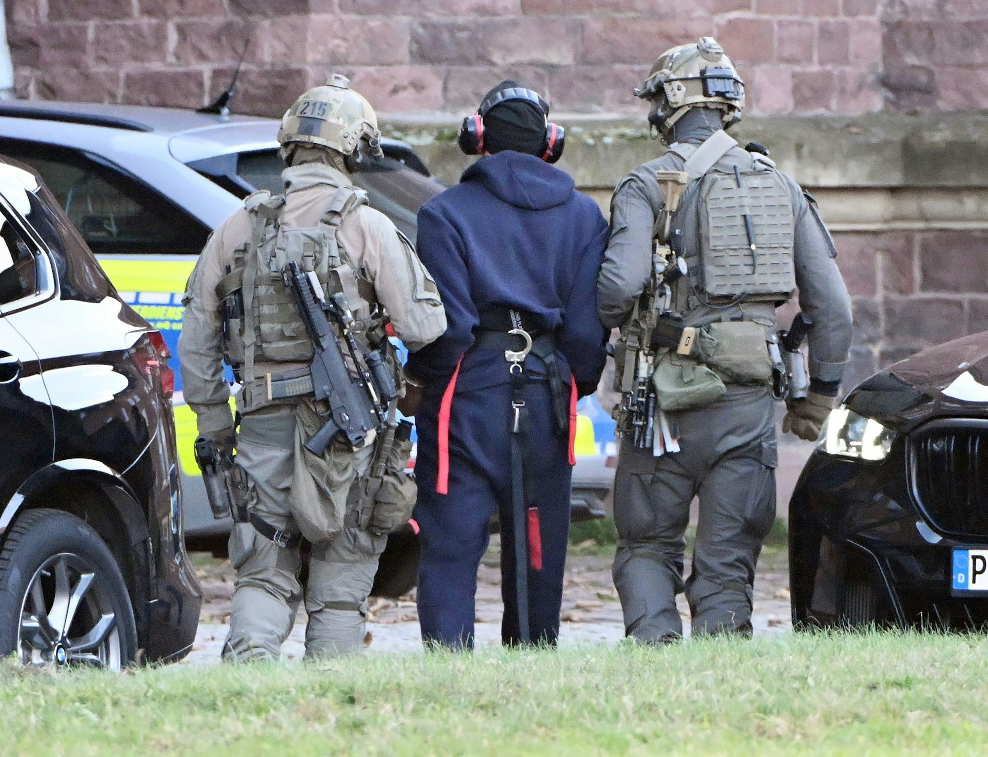 Am Donnerstagnachmittag kam Serhij K. mit dem Hubschrauber in Karlsruhe an.