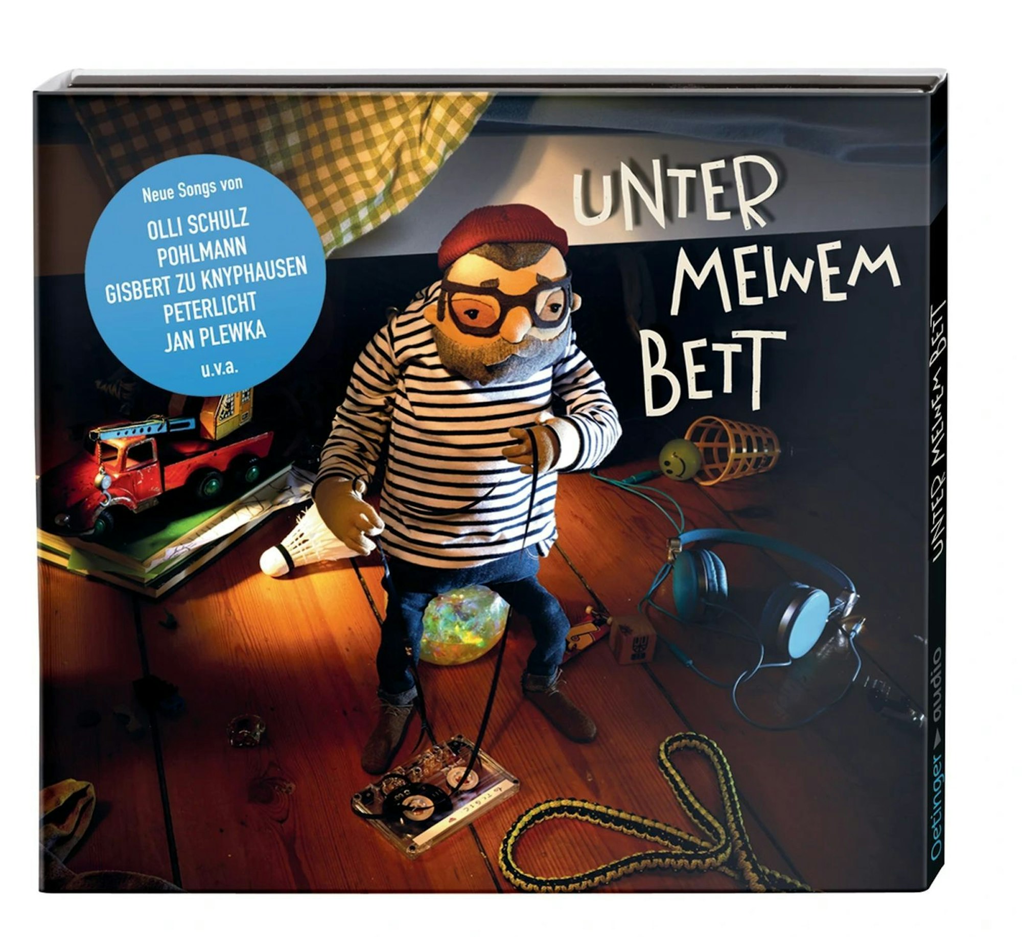 Die Sampler-Reihe „Unter meinem Bett“ versammelt deutschsprachige Singer/Songwriter und Indie-Pop-Bands mit ihren selbst komponierten Kinderliedern. (Bild: Oetinger Media)