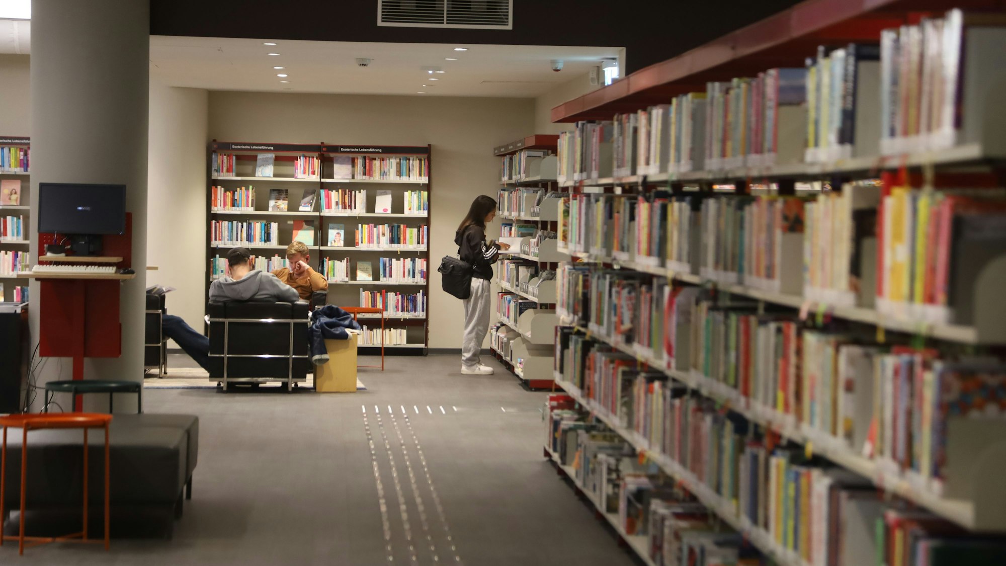 Das Interim der Zentralbibliothek Köln auf der Hohe Straße.