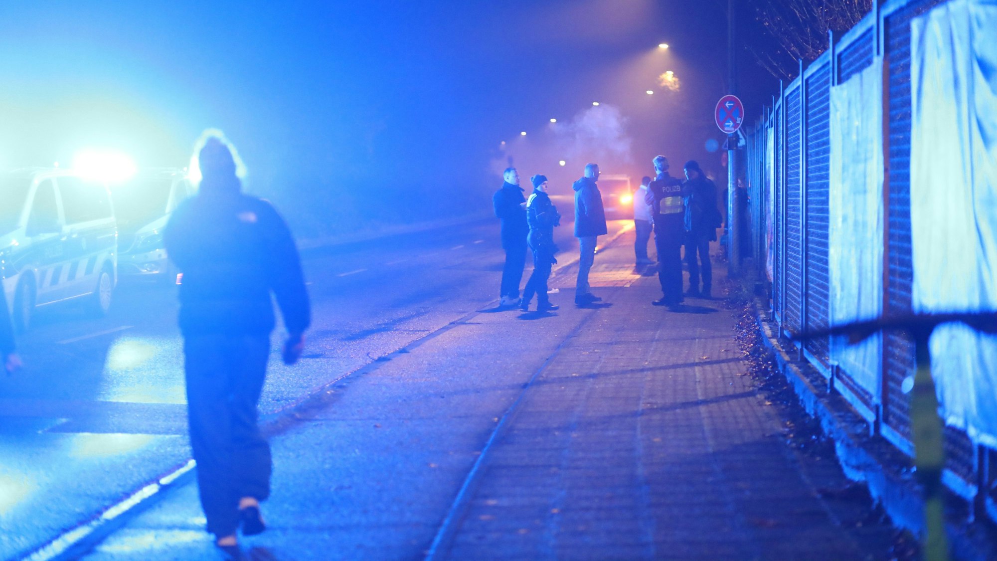 Polizeieinsatz in Köln-Ossendorf.