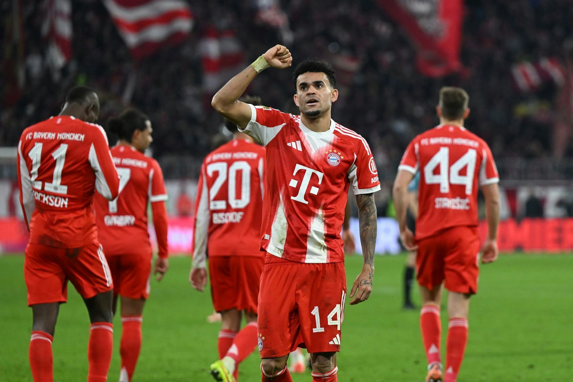 Der FC Bayern durfte spät jubeln.