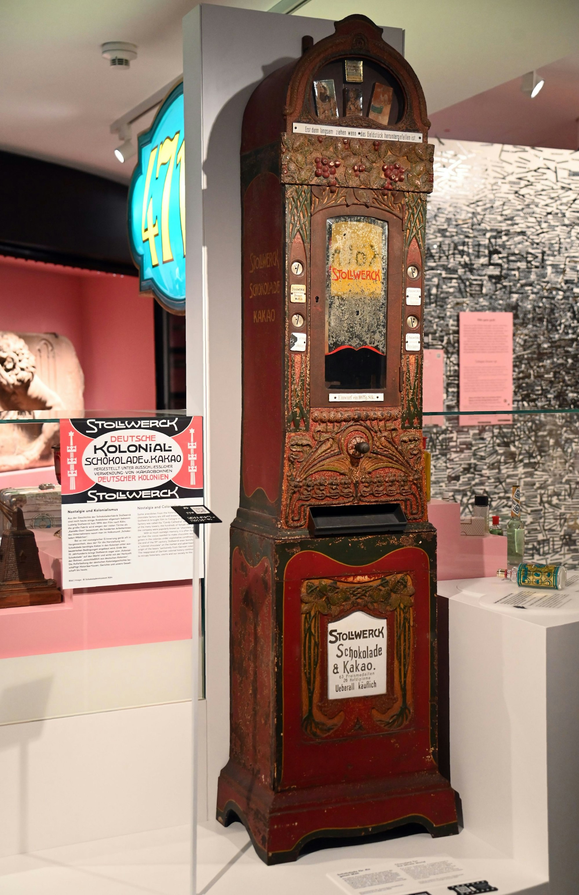 Stollwerck-Schokoladenautomat im Kölner Stadtmuseum