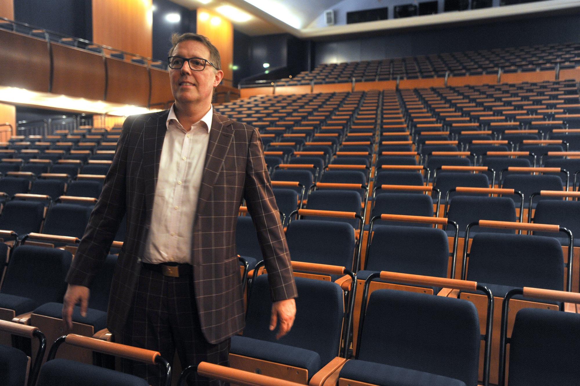 Thomas Helfrich, als er 2015 zu Bayer Kultur kam, im Erholungshaus.