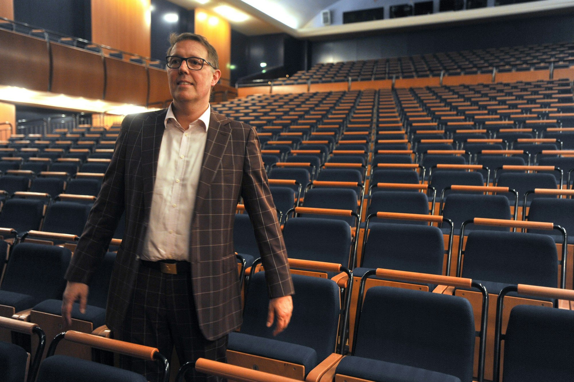 Thomas Helfrich, als er 2015 zu Bayer Kultur kam, im Erholungshaus.