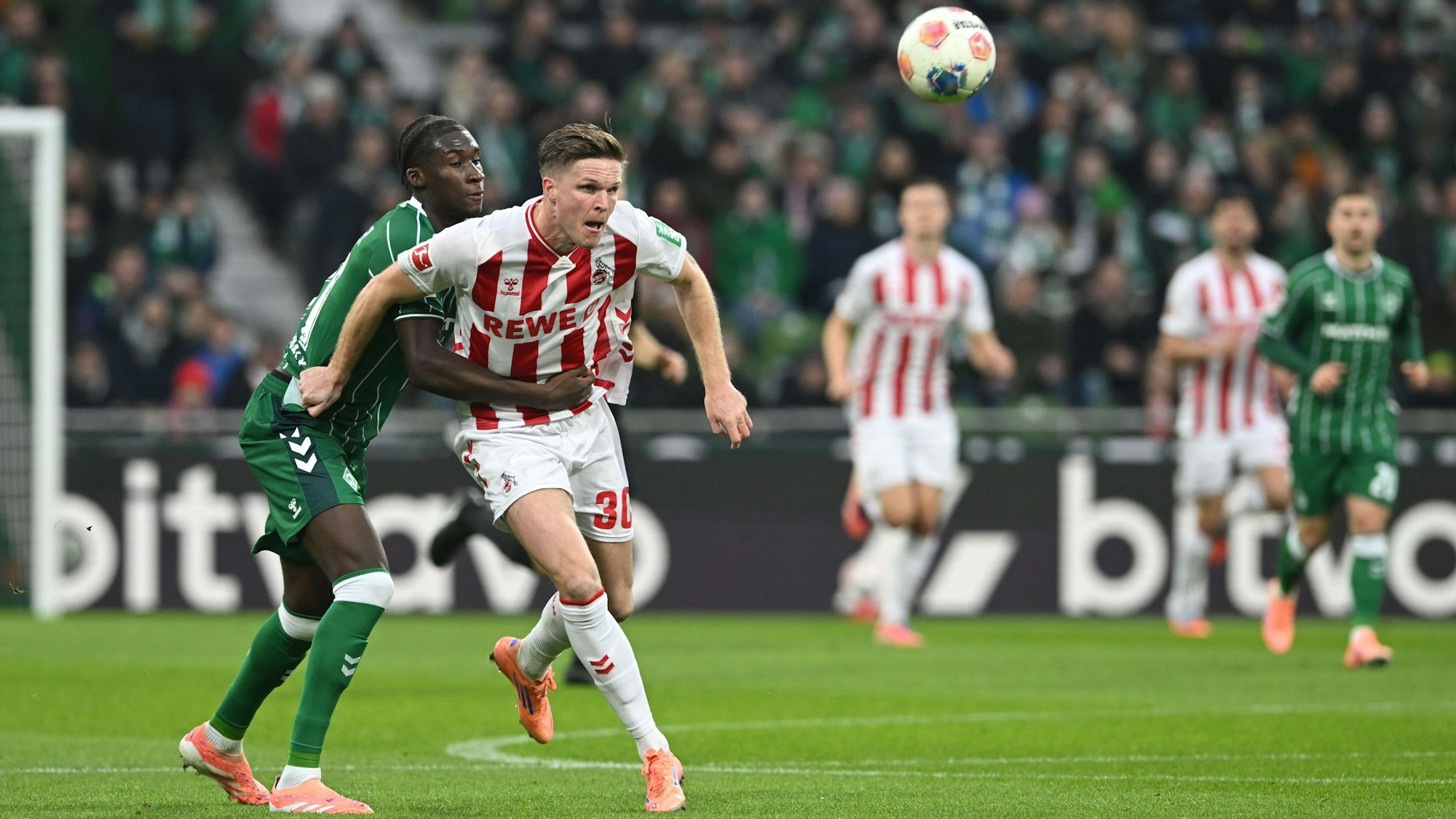 Marius Bülter hatte in Bremen große Schwierigkeiten, sich in Szene zu setzen.