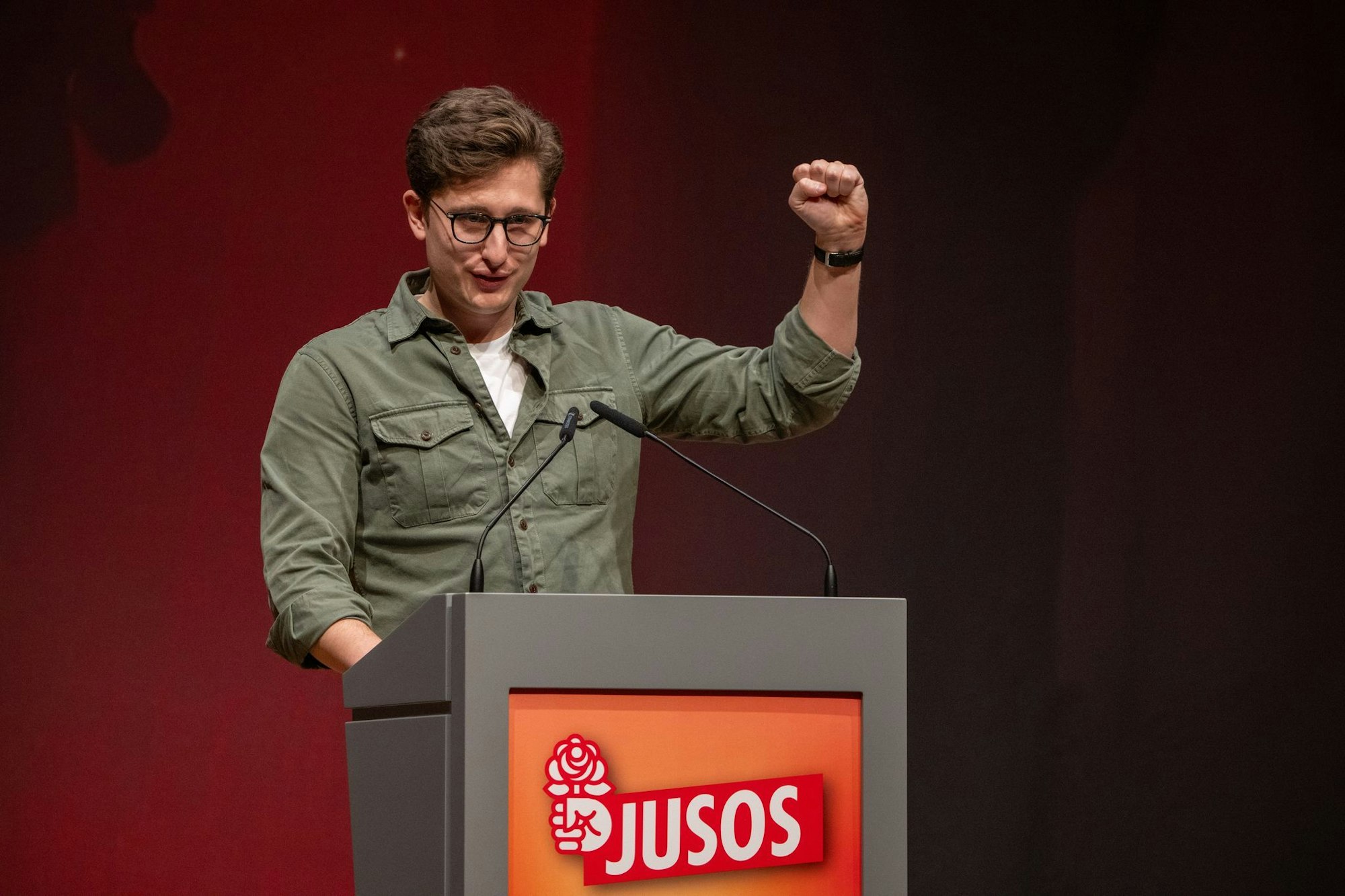 Für die junge Union hat der Juso-Chef wenig nette Worte.