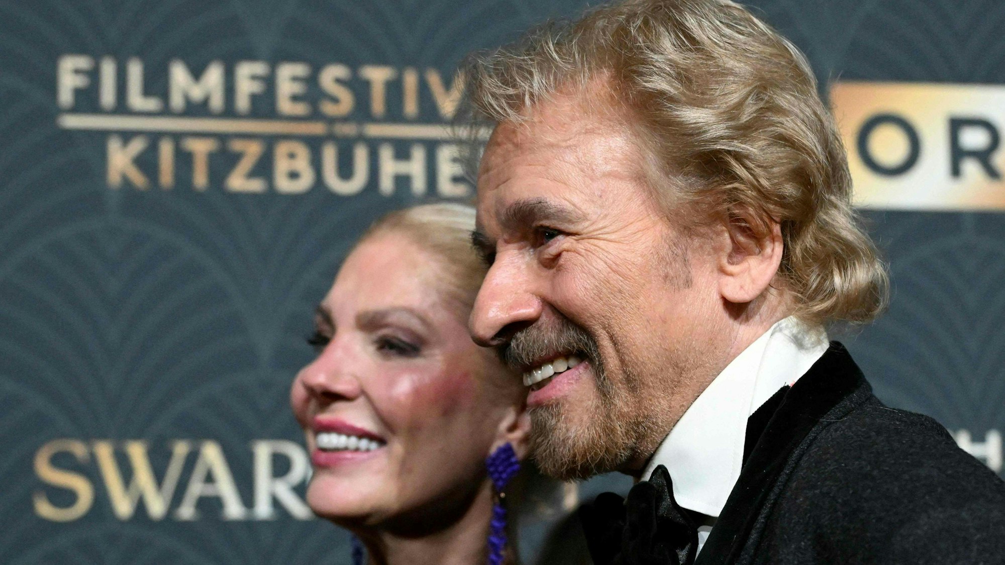 Thomas Gottschalk seine Frau Karina Mross bei der Romy Gala in Kitzbühel