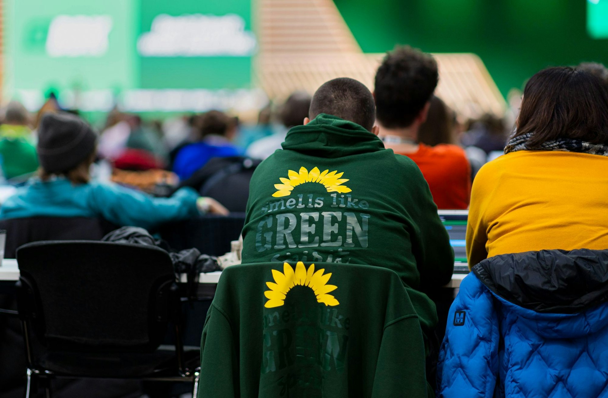 Die Grünen sehen sich in stürmischen Zeiten.