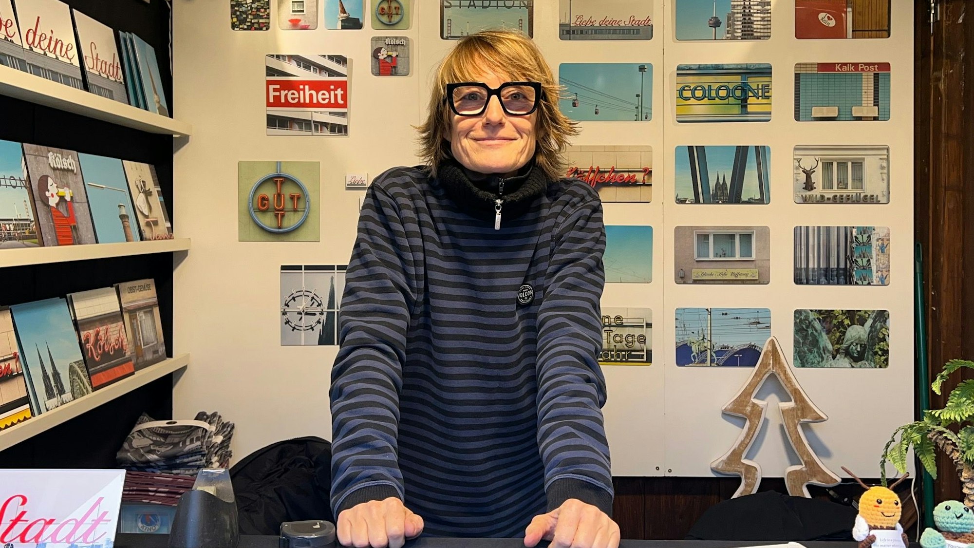 Händlerin und Fotografin Heike Frielingsdorf betreibt seit zehn Jahren ihren Stand