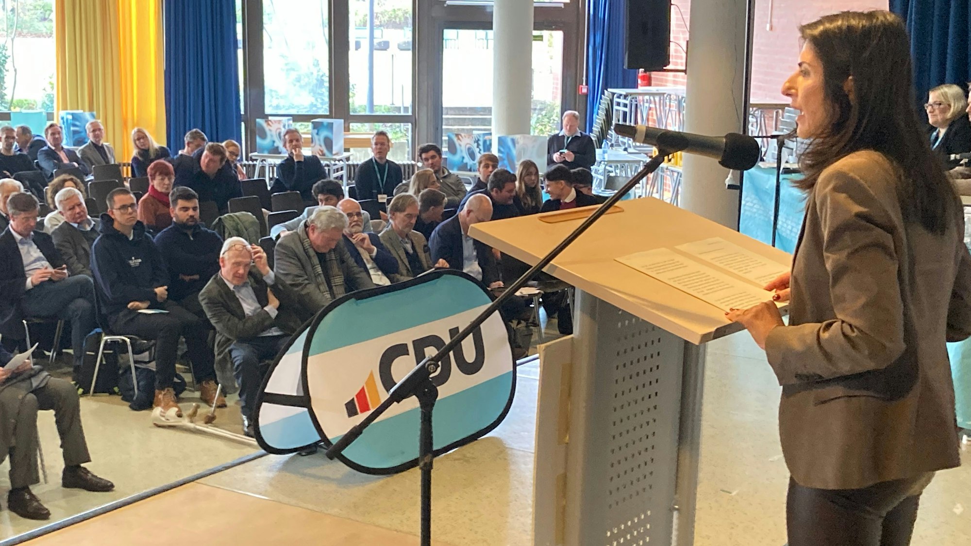 Der Kreisparteitag der CDU am Samstag im Gymnasium Pesch.