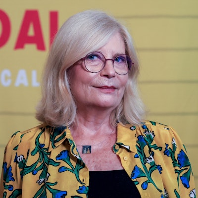 Sabine Postel auf dem roten Teppich.