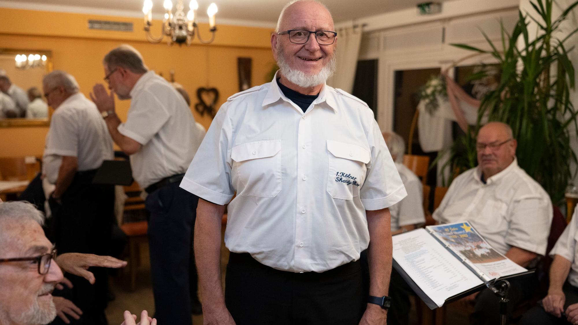 13.11.2025, Köln: Wolfgang Böhmer. 1. Kölner Shanty Chor. Foto: Uwe Weiser