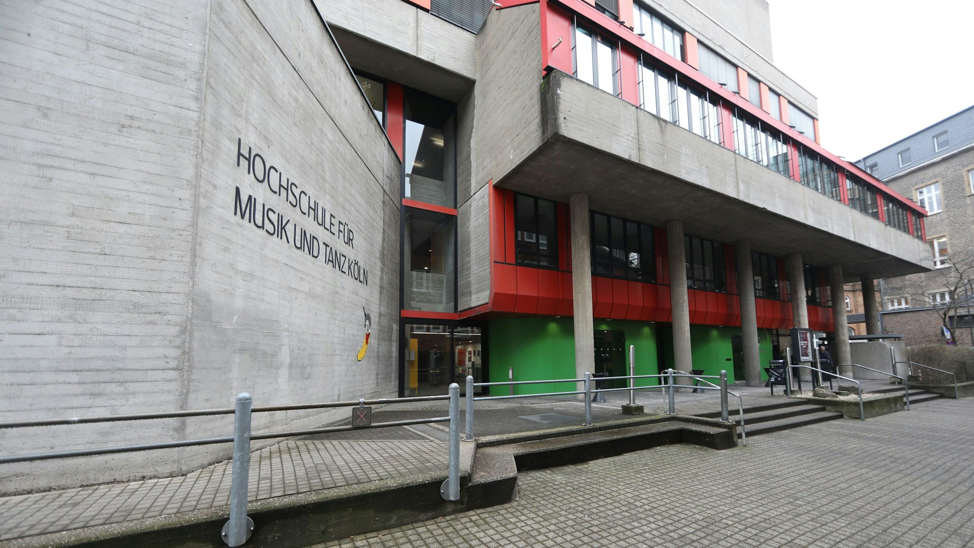 13.02.2025, Köln: In der Straße Unter Krahnenbäumen ist die Musikhochschule. Foto: Arton Krasniqi