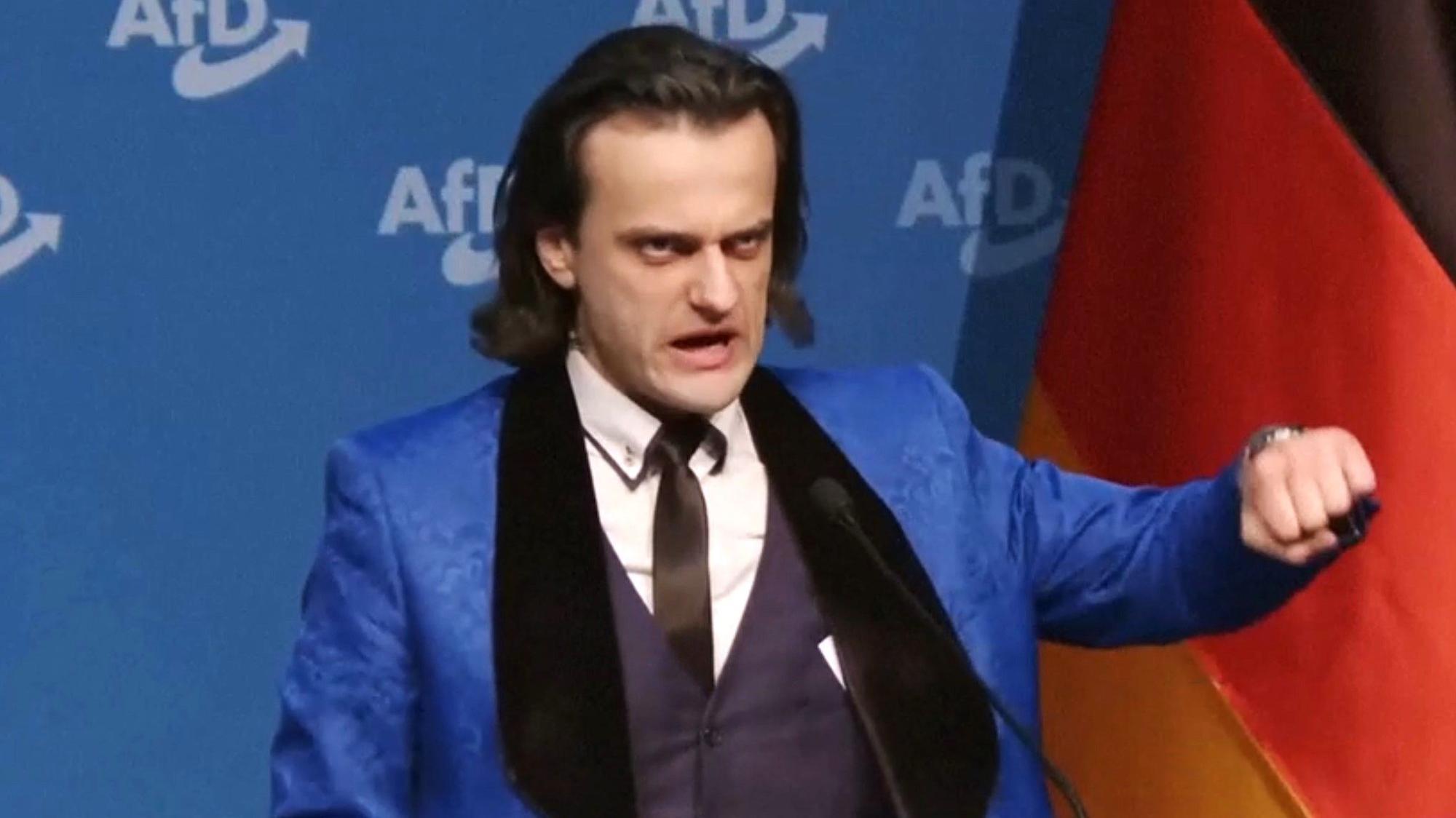 Der Auftritt Alexander Eichwald beim AfD-Jugendkongress in Gießen sorgt für Empörung. (Archivbild)
