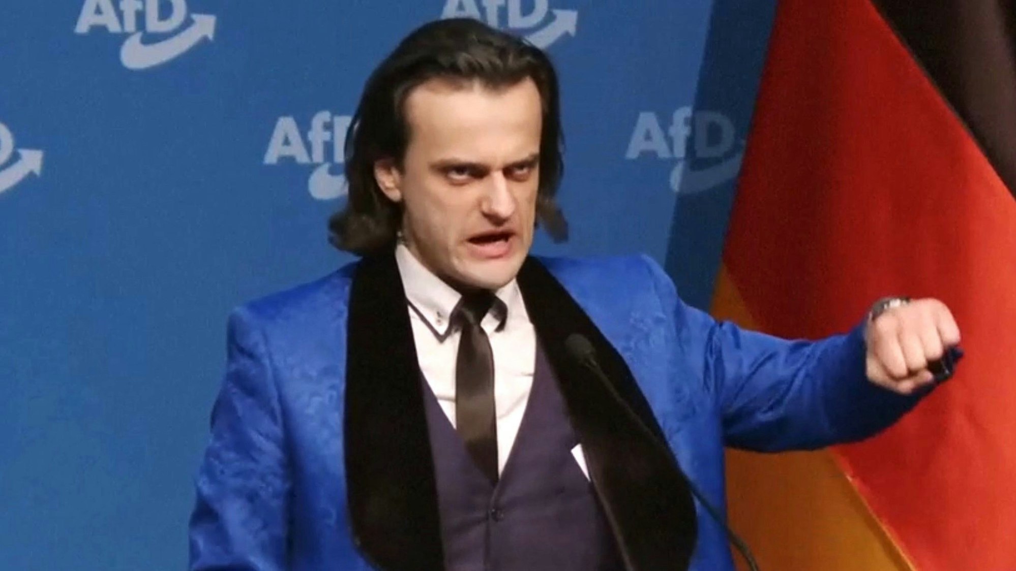 Der Auftritt Alexander Eichwald beim AfD-Jugendkongress in Gießen sorgt für Empörung. (Archivbild)