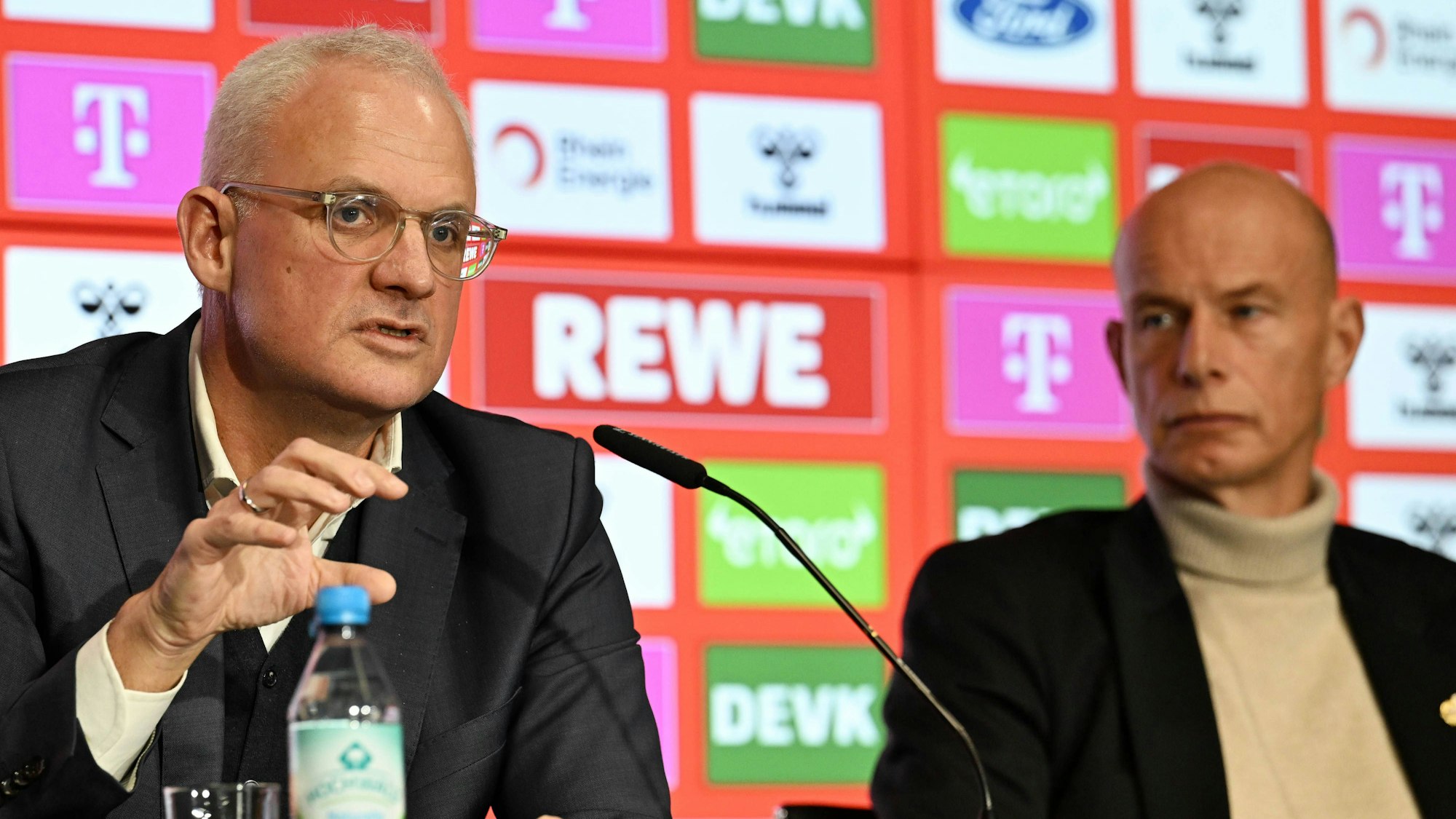 FC-Vizepräsident Jörg Alvermann (l.)
