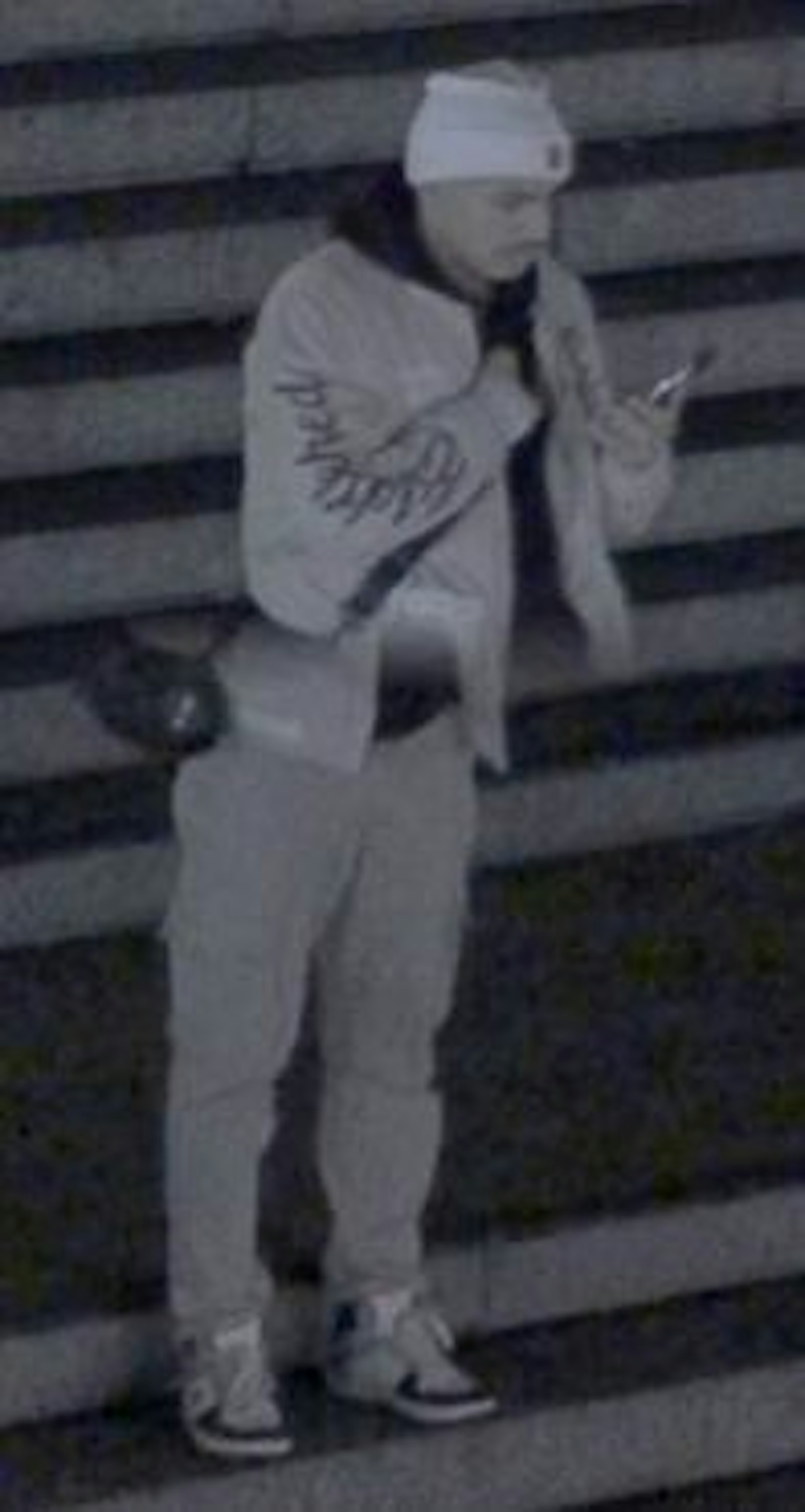 Bild eines Tatverdächtigen aus der Überwachungskamera