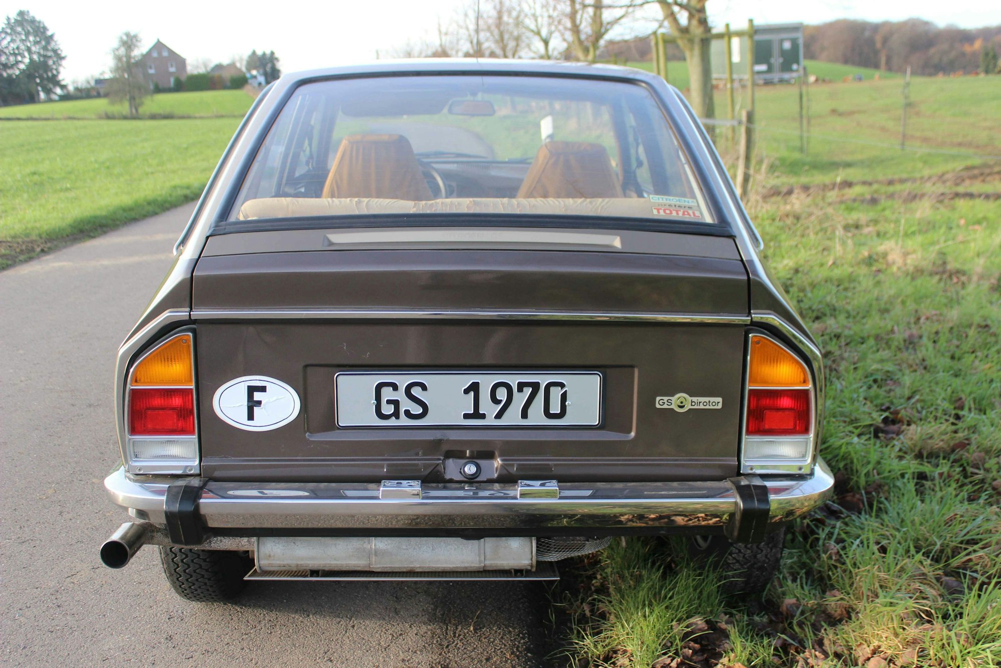 Rückansicht des Citroën GS Birotor