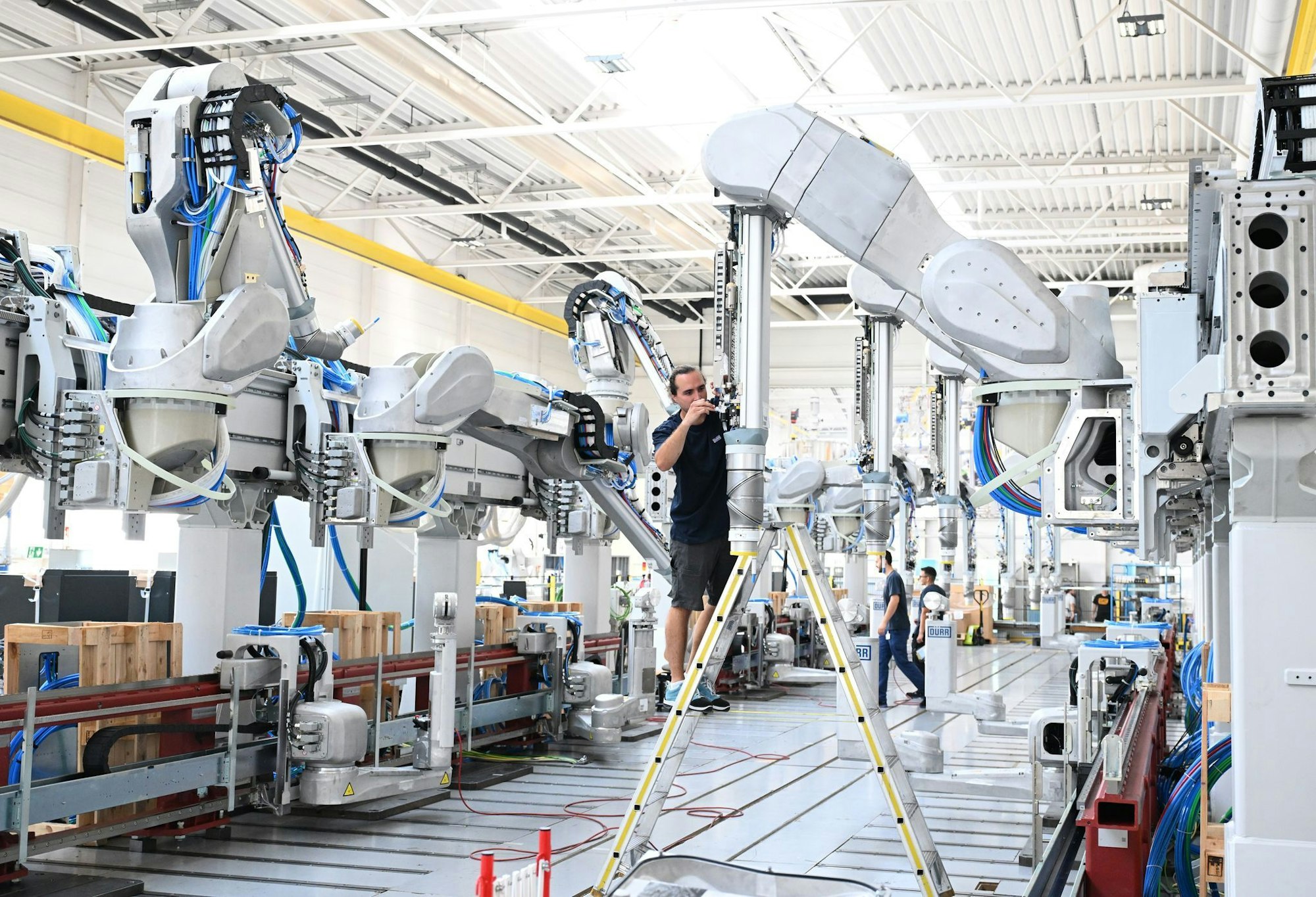 Order aus Übersee retten die Auftragszahlen für den deutschen Maschinenbau im Oktober.