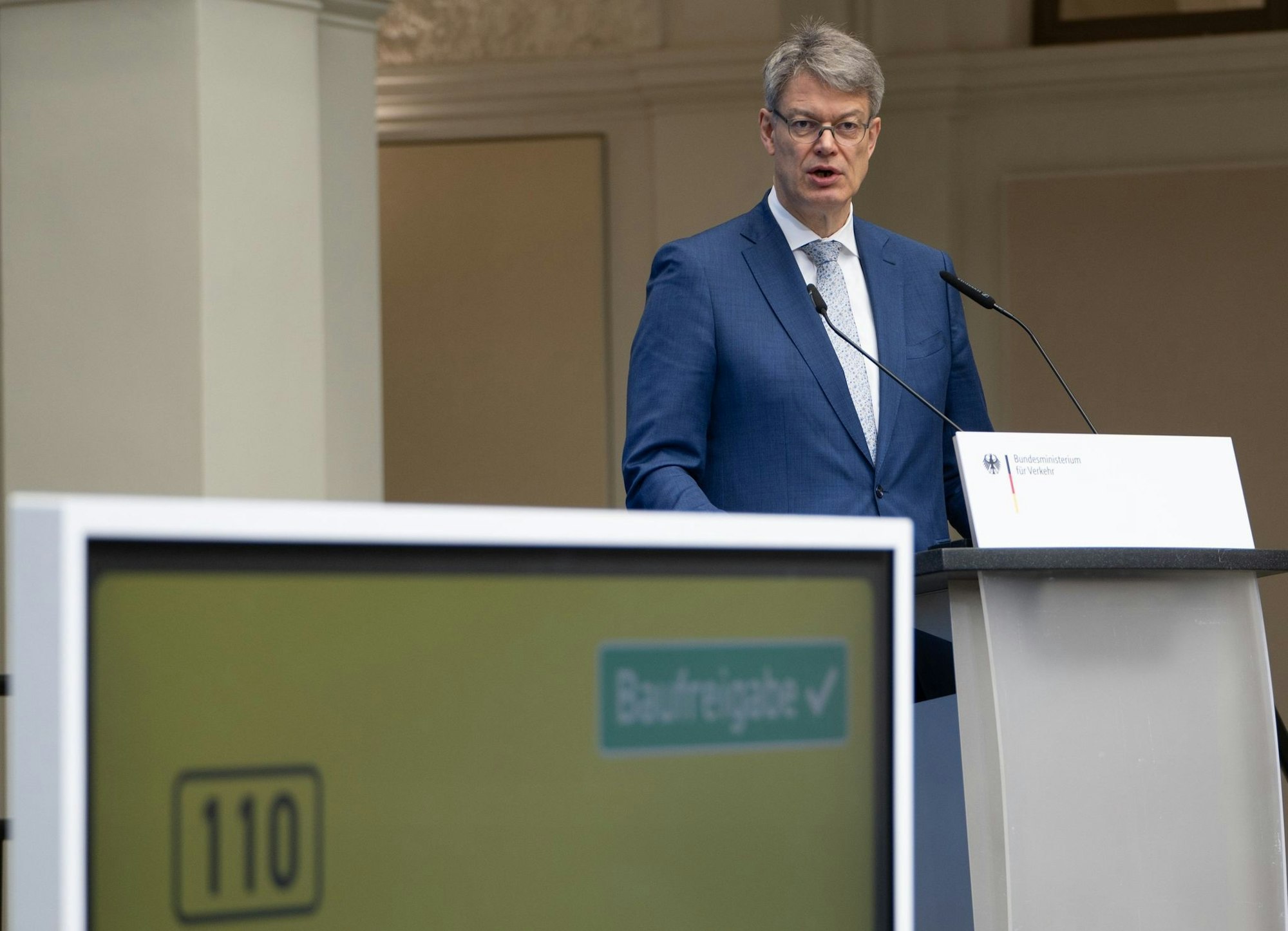 Bundesverkehrsminister Schnieder: Baustellen stehen für Aufbruch.