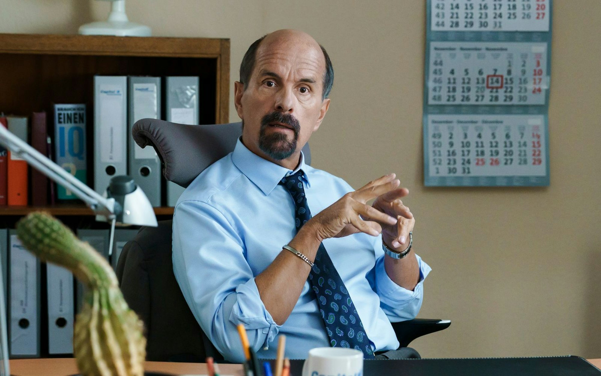 Elf Jahre nach dem letzten Kinofilm ist Christoph Maria Herbst noch einmal als Büro-Scheusal Bernd Stromberg zu sehen. (Bild: MadeFor Film/Stephan Rabold)