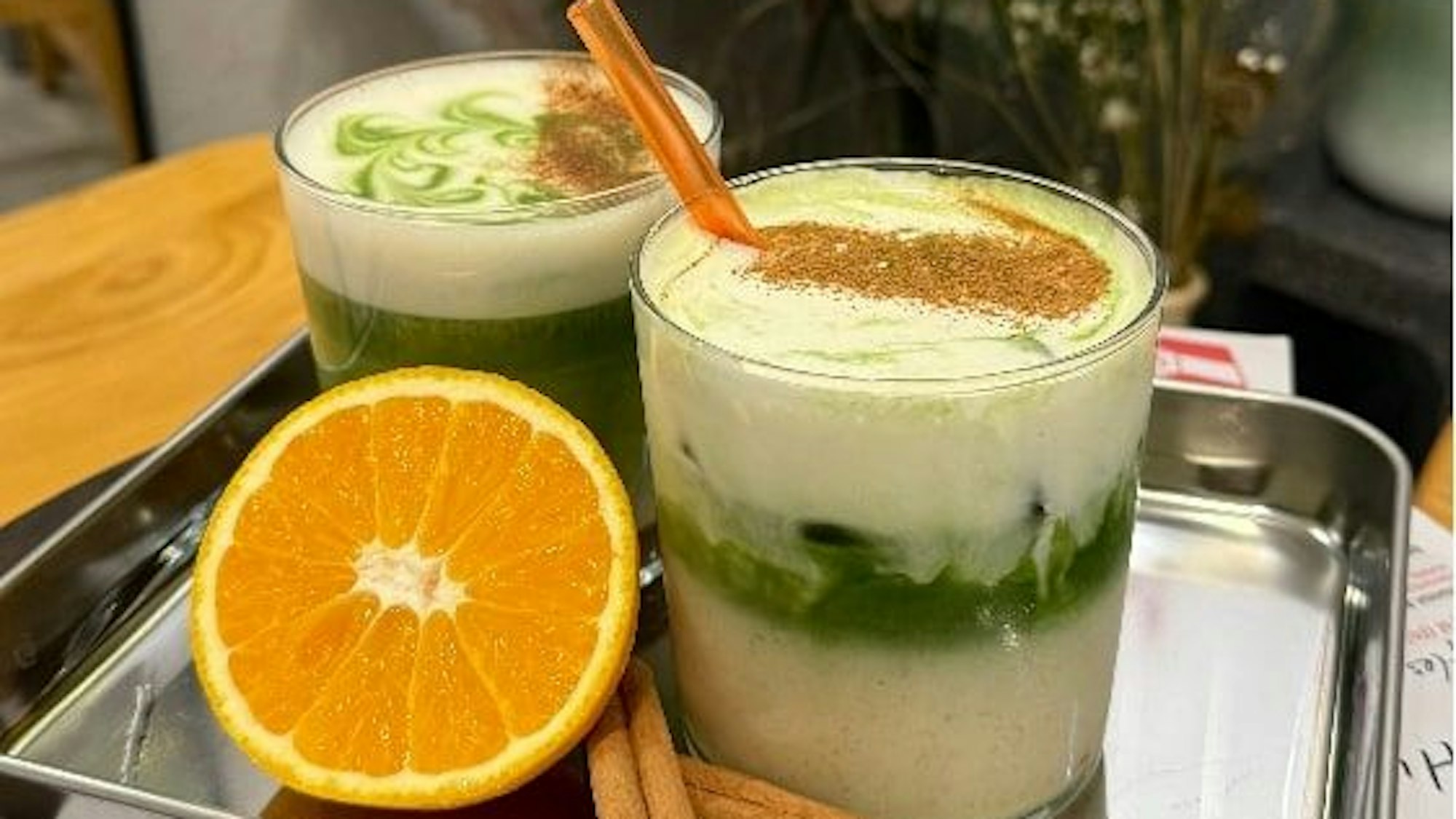 Auch die Winterkreation „Orange-Cinnamon-Café“ der Cafébar Drip in der Sudermanstraße ist im Wettbewerb.