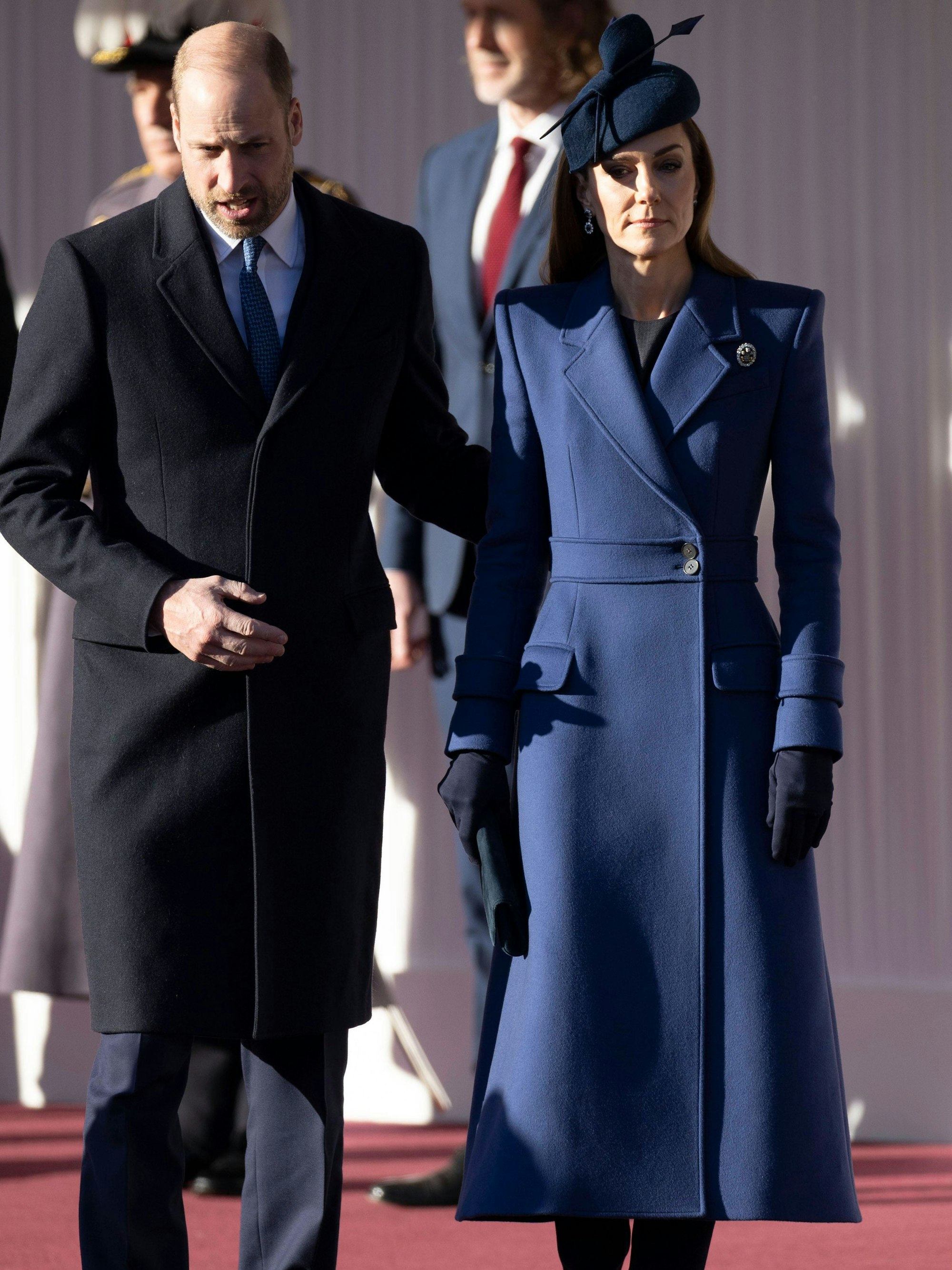 Prinz William und Prinzessin Kate beim Empfang für Steinmeier.