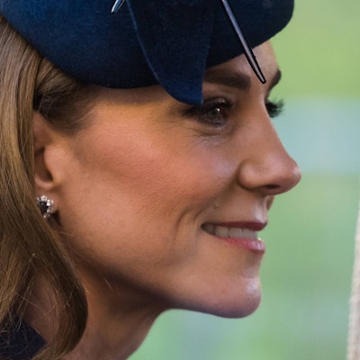 Prinzessin Kate lächelt beim Empfang für Steinmeier.